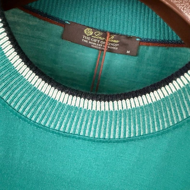 Loro Piana LORO PIANA The king's gift round neck knit short sleeve T- Size US M / EU 48-50 / 2 - 3 Thumbnail