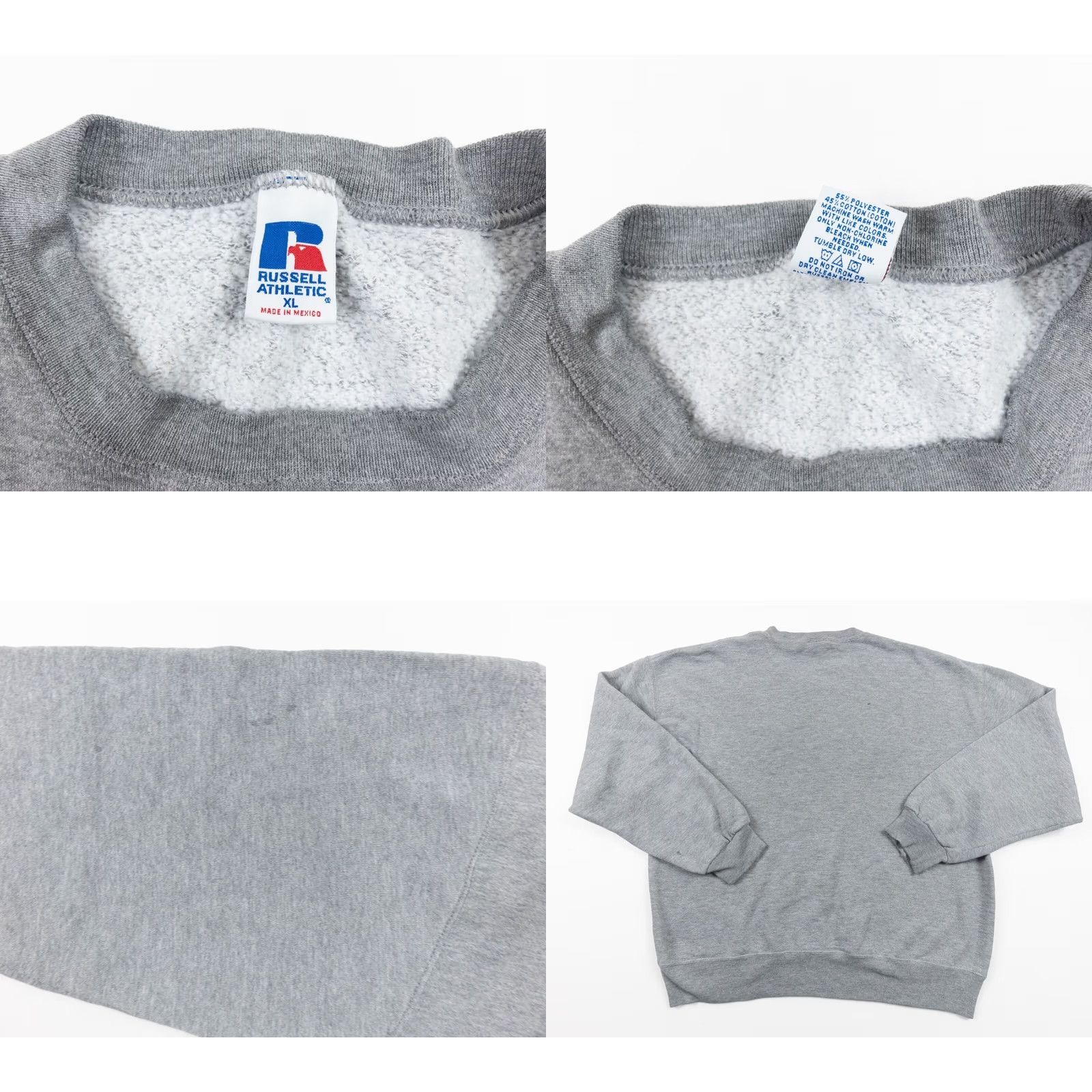 Russell Athletic VINTAGE Russell Athletic Sweatshirt Mens XLarge Gray Crewneck Sweater Distressed Size US XL / EU 56 / 4 - 8 Thumbnail