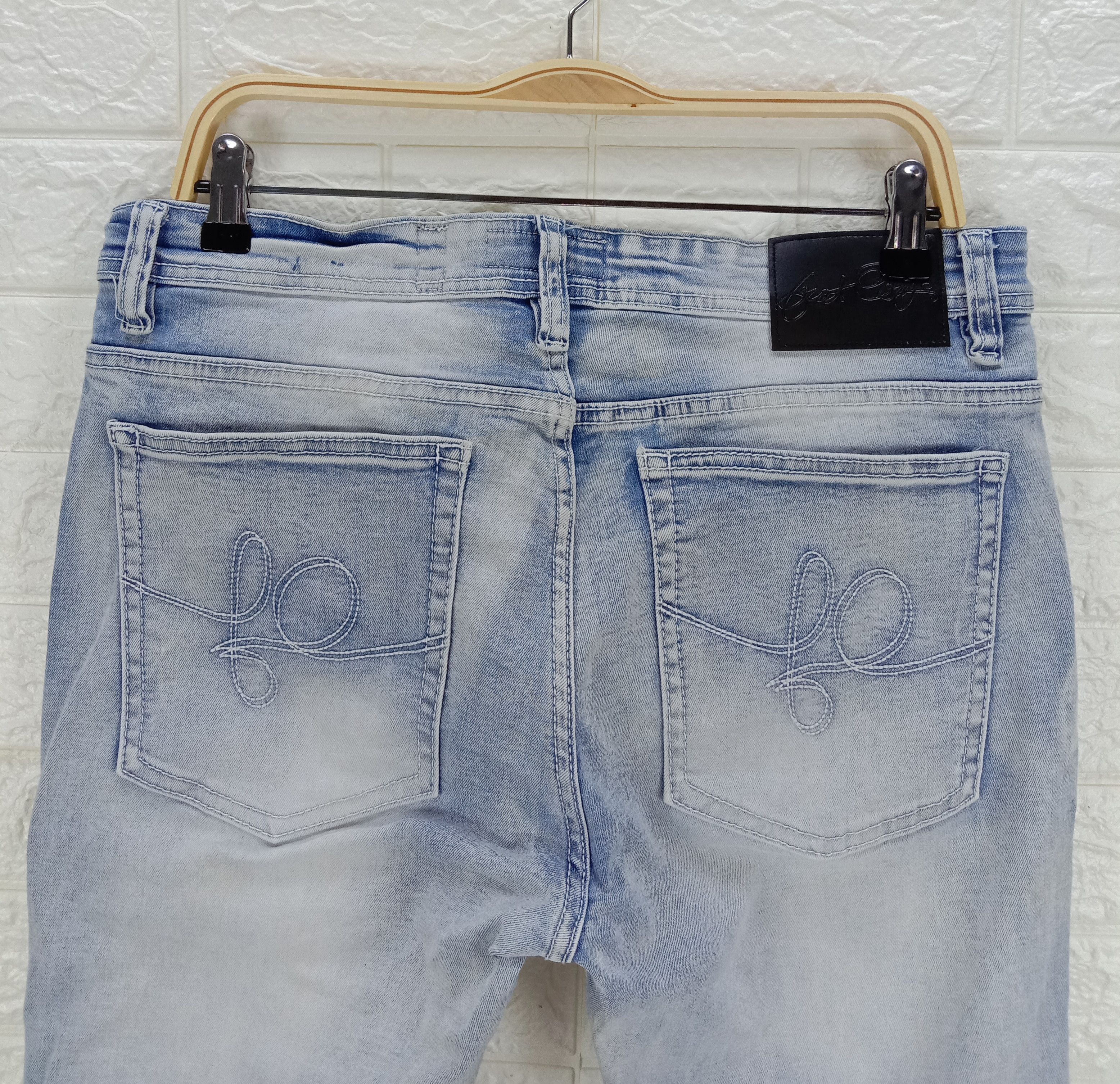 If Six Was Nine Vintage Japanese Bondage Multi Pocket Cargo Jeans Size US 34 / EU 50 - 6 Thumbnail