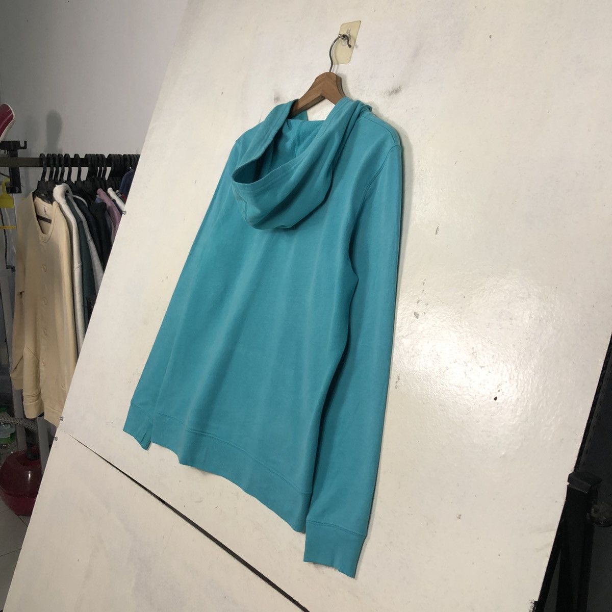 Japanese Brand 📌Vintage Hoodie Pull Over Gap Ocean Green Spell Out Size US L / EU 52-54 / 3 - 12 Thumbnail