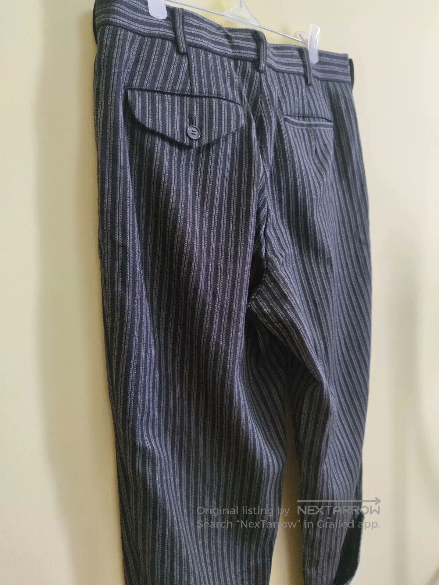 Comme des Garcons Homme Plus Comme des Garçons Striped Wool Pants. Size US 28 / EU 44 - 3 Thumbnail