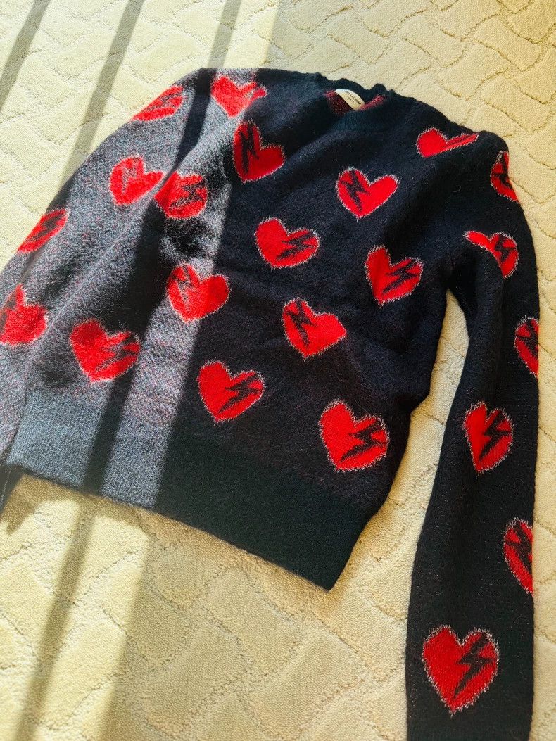 Saint Laurent Heart Sweater | Grailed