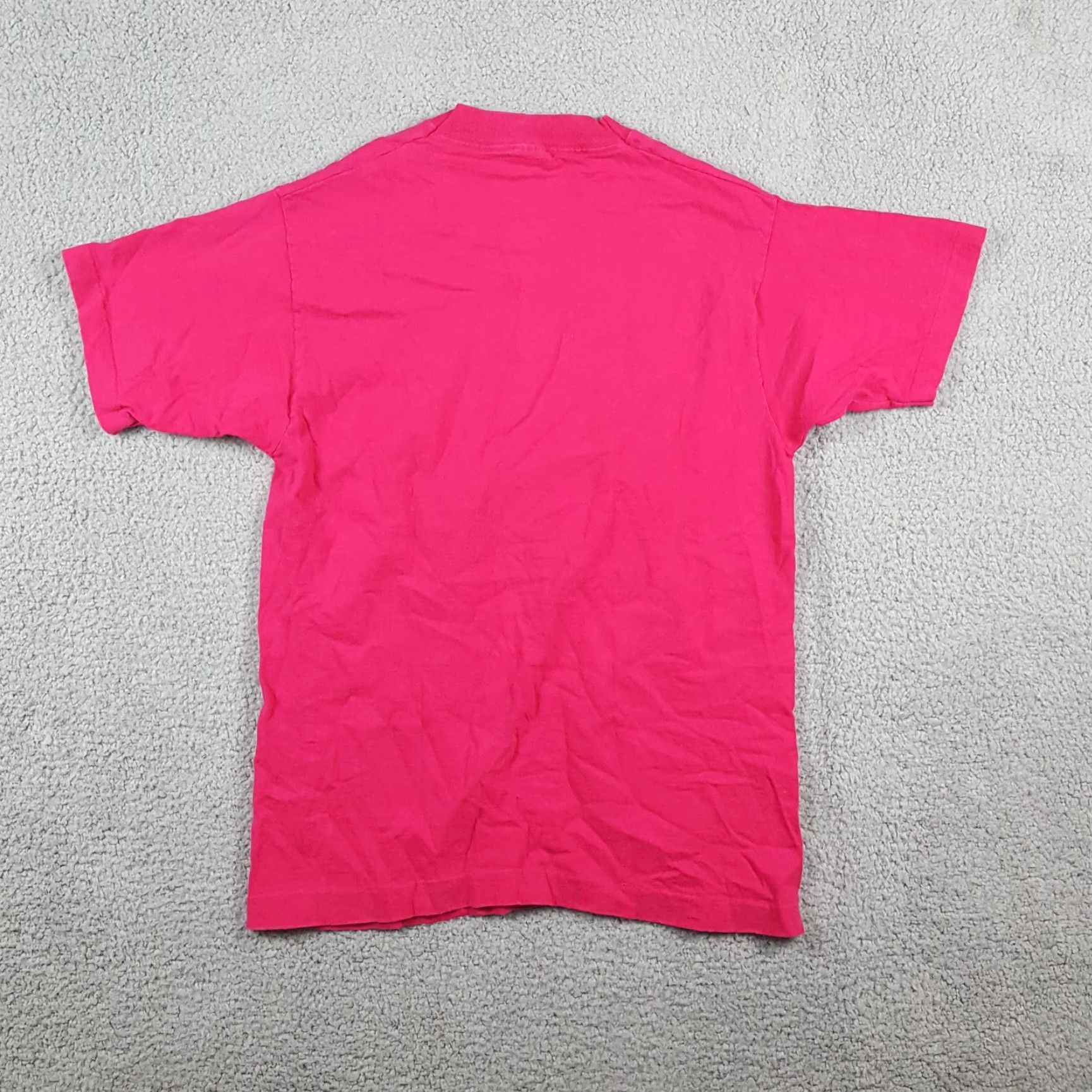 Fruit Of The Loom VINTAGE 90s Cowgirl Western T-Shirt Women’s Medium Pink Cotton Retro Southwestern Rodeo Y2K Size M / US 6-8 / IT 42-44 - 4 Thumbnail