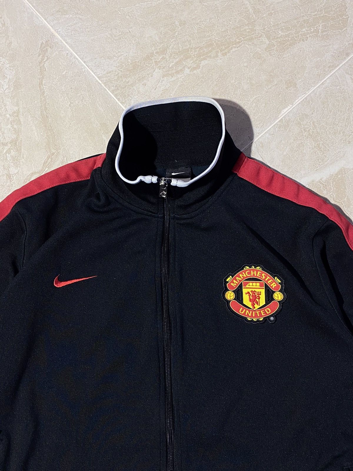 Nike 🔥 NIKE MANCHESTER UNITED TRACK JACKET 00s BECKHAM VIBES Size US XL / EU 56 / 4 - 4 Thumbnail