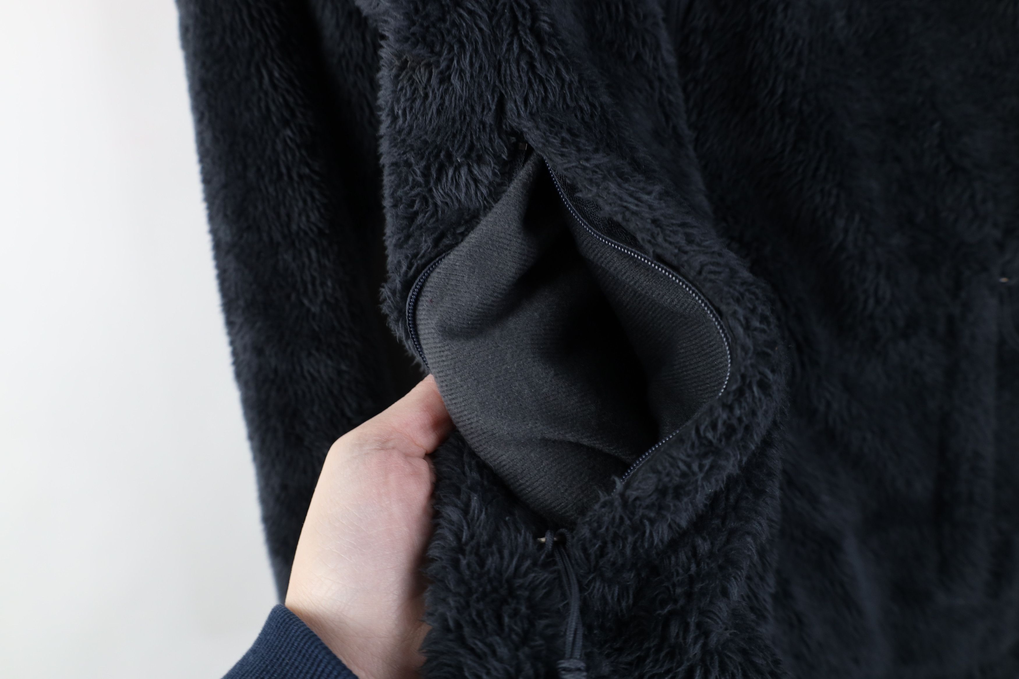 The North Face Vintage The North Face Shag Monkey Fleece Jacket Dark Gray Size M / US 6-8 / IT 42-44 - 8 Thumbnail