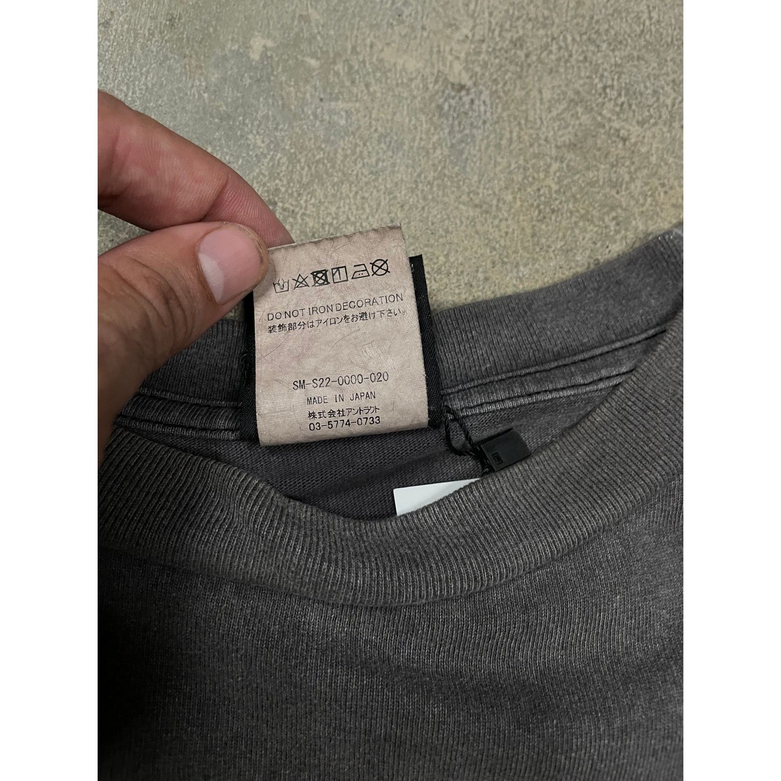 Saint Michael Saint Mxxxxxx Tee Grey Scapegoat Go To Hell XL Used Size US XL / EU 56 / 4 - 6 Thumbnail