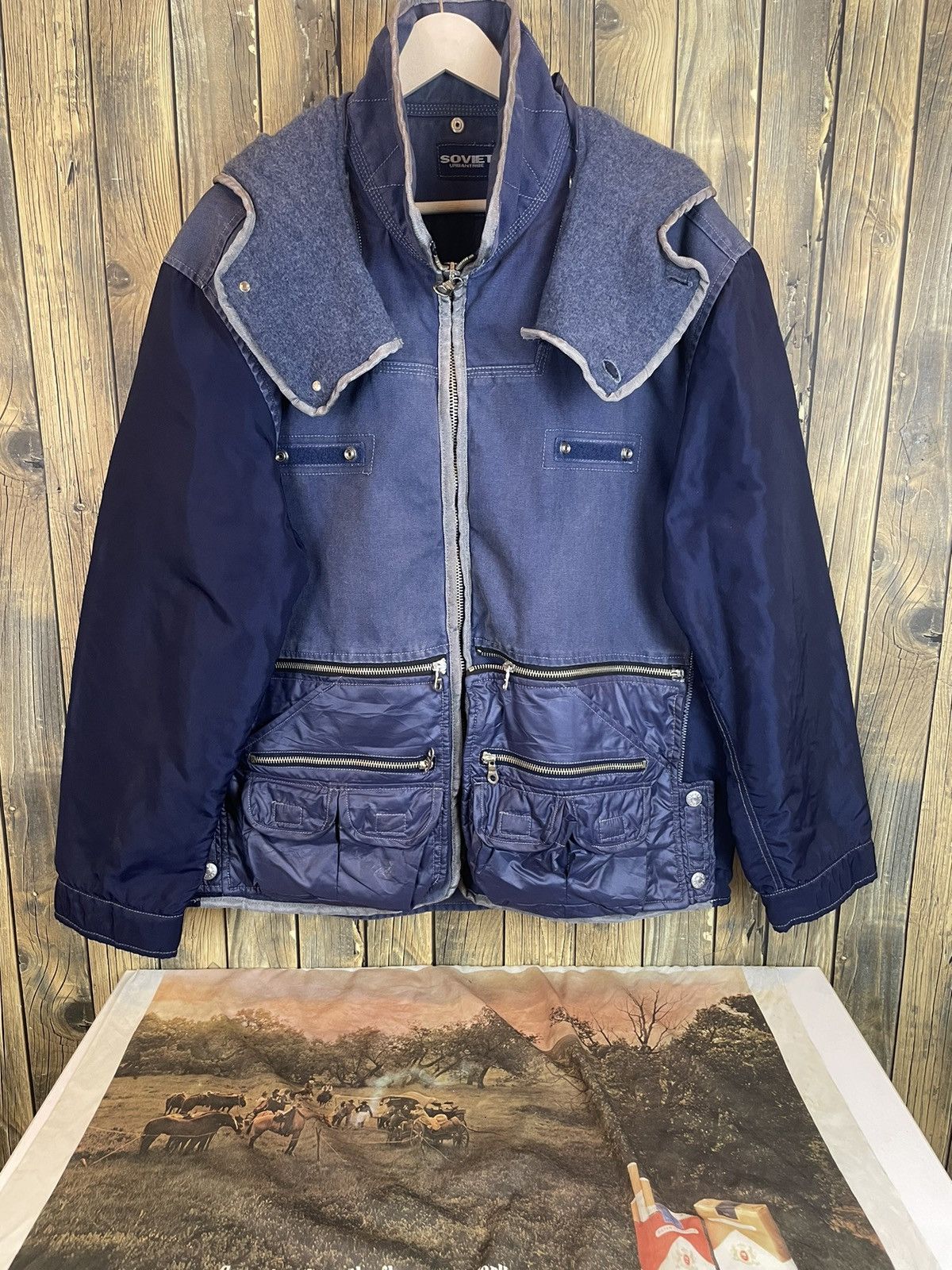 Designer × Vintage Vintage Soviet Urban Tribe Jacket Size US L / EU 52-54 / 3 - 11 Thumbnail