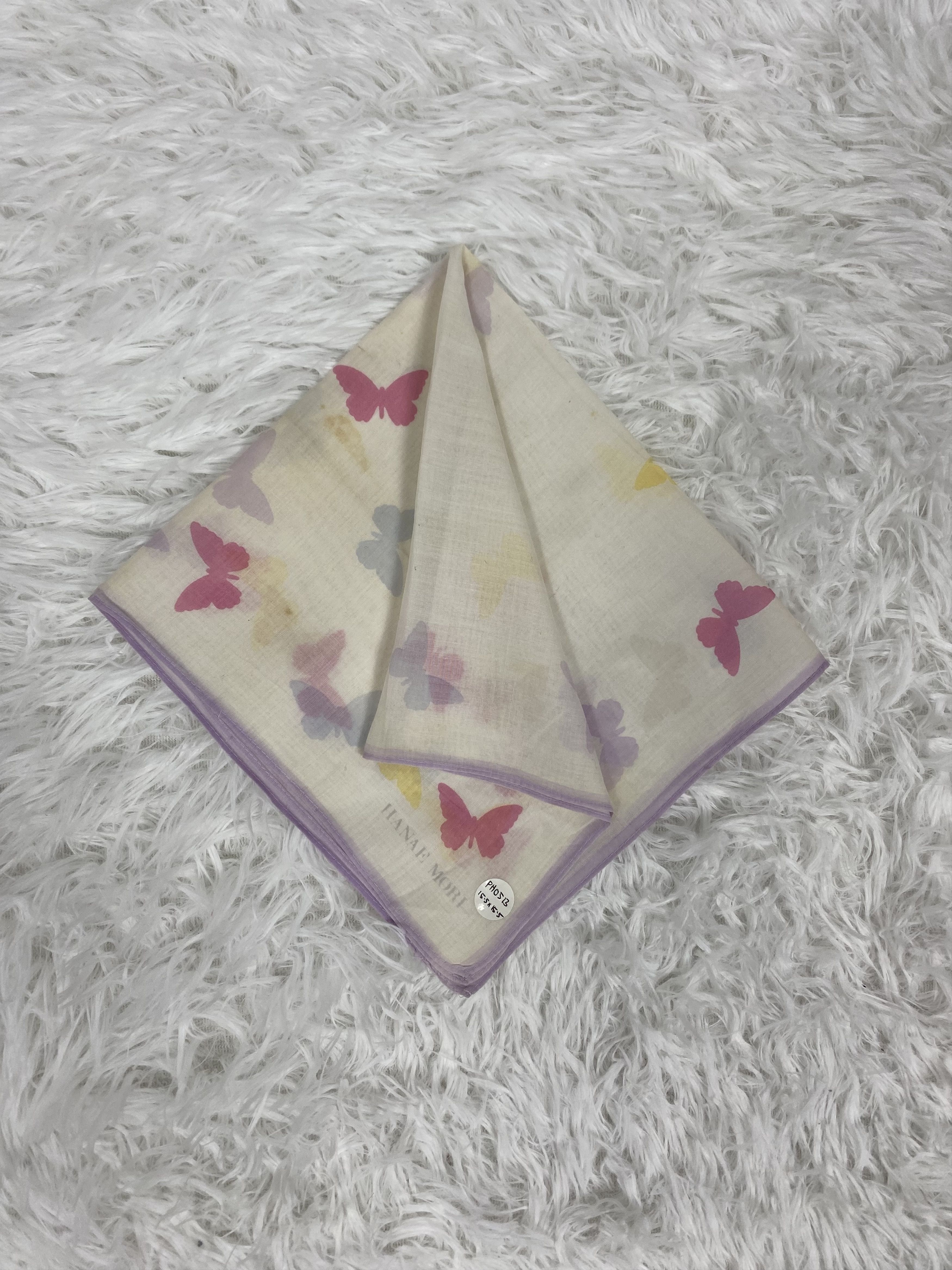Hanae Mori Vintage Hanae Mori Handkerchief Neckerchief PH0513 Size ONE SIZE - 1 Thumbnail