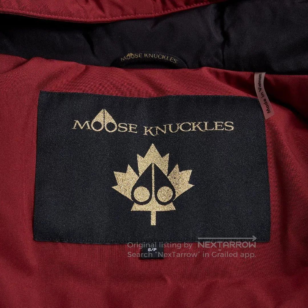 Moose Knuckles Moose Knuckles Red Fitted Hooded Down Jacket. Size M / US 6-8 / IT 42-44 - 7 Thumbnail