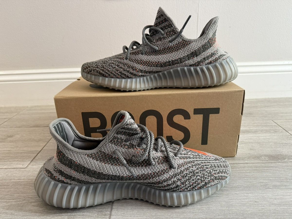 Adidas ADIDAS Yeezy Boost 350 V2 Beluga Reflective Grey Red Sz 12 Size US 12 / EU 45 - 2 Thumbnail