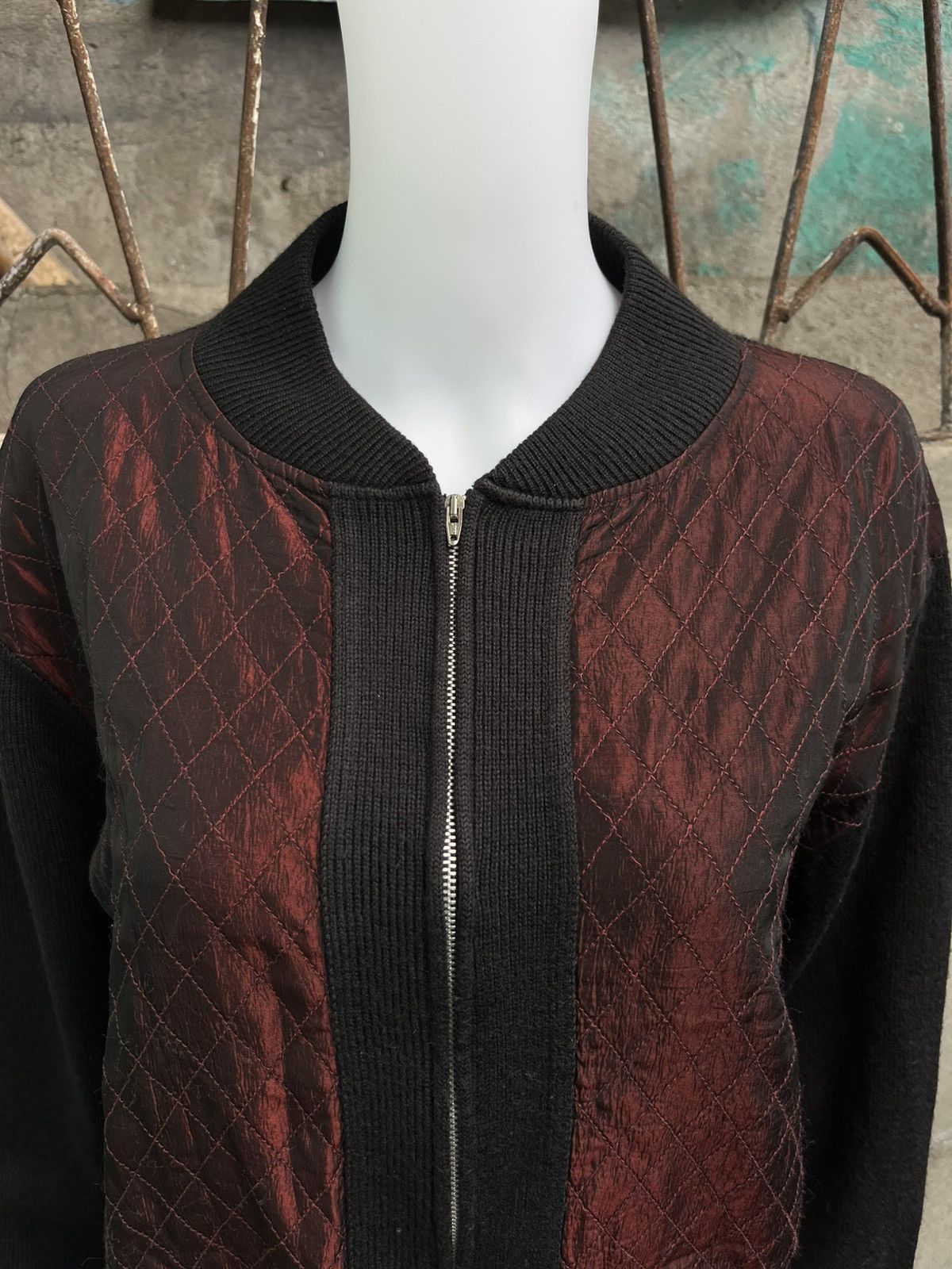 Jean Paul Gaultier Junior Gaultier Quilted Bomber Jacket Size M / US 6-8 / IT 42-44 - 4 Thumbnail