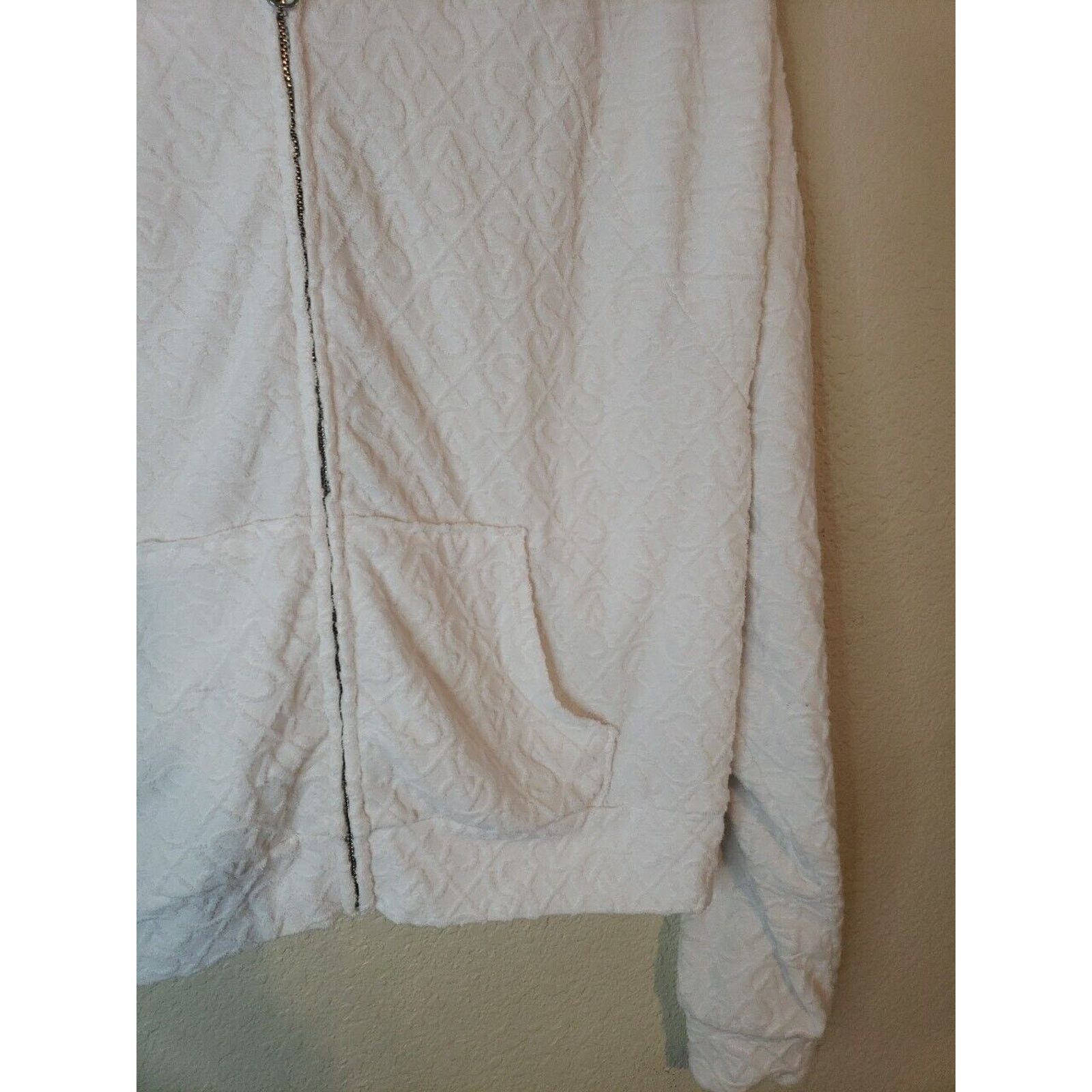 Victoria's Secret VICTORIA'S SECRET Zip Up Hooded Terry Sweater Womens Medium Size M / US 6-8 / IT 42-44 - 7 Thumbnail