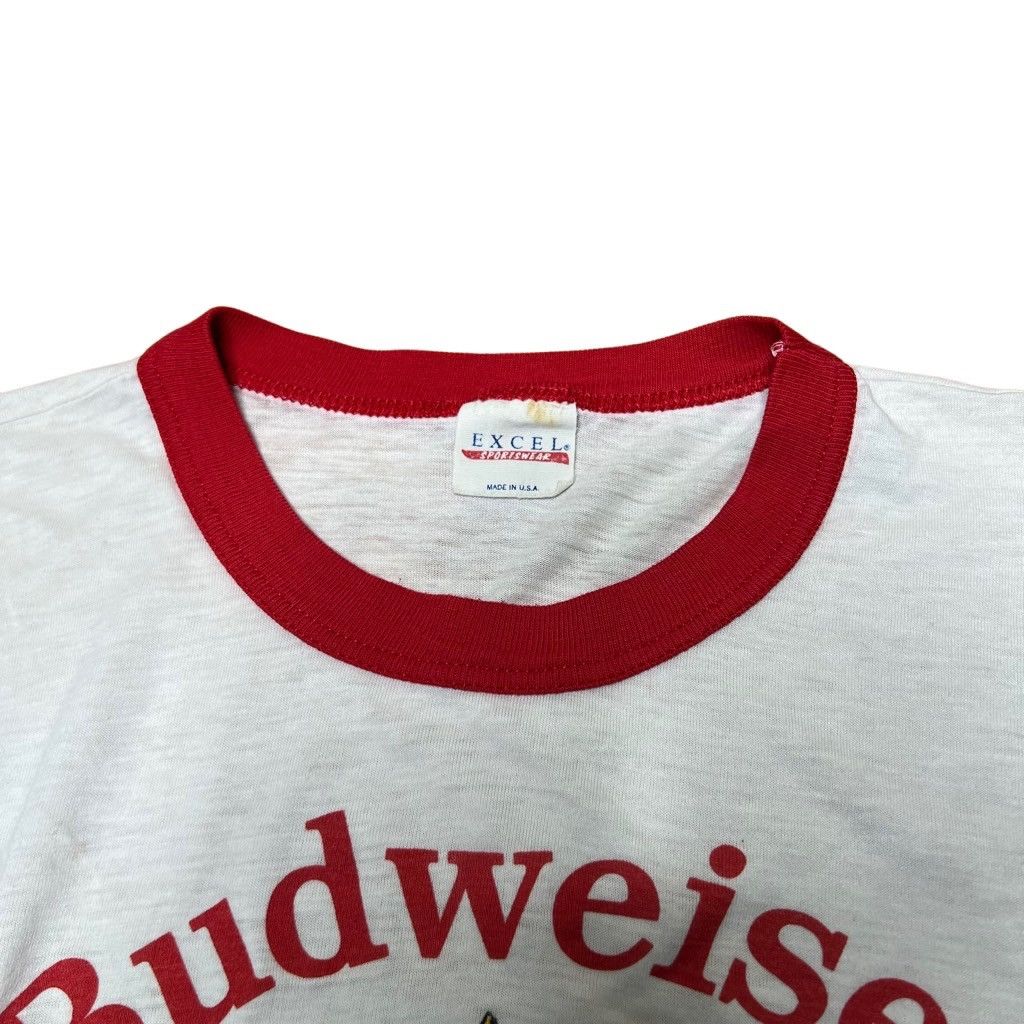Budweiser × Vintage American Vintage 80s Budweiser Ringer Shirt Medium Size M / US 6-8 / IT 42-44 - 6 Thumbnail