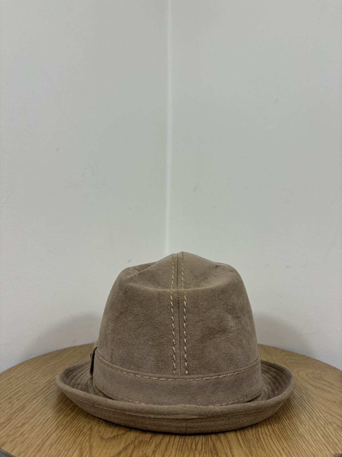 Vintage Vintage Mayser Hat Exclusive Alcantara Suede Safari Style Size ONE SIZE - 6 Thumbnail