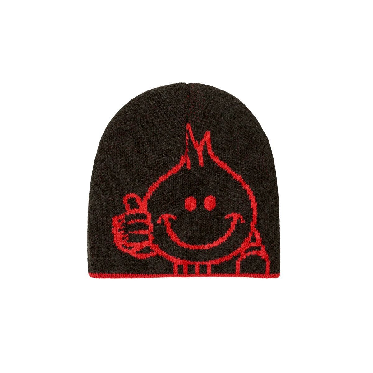 Palace Palace World Industries Reverso Beanie Red/Black Size ONE SIZE - 4 Thumbnail