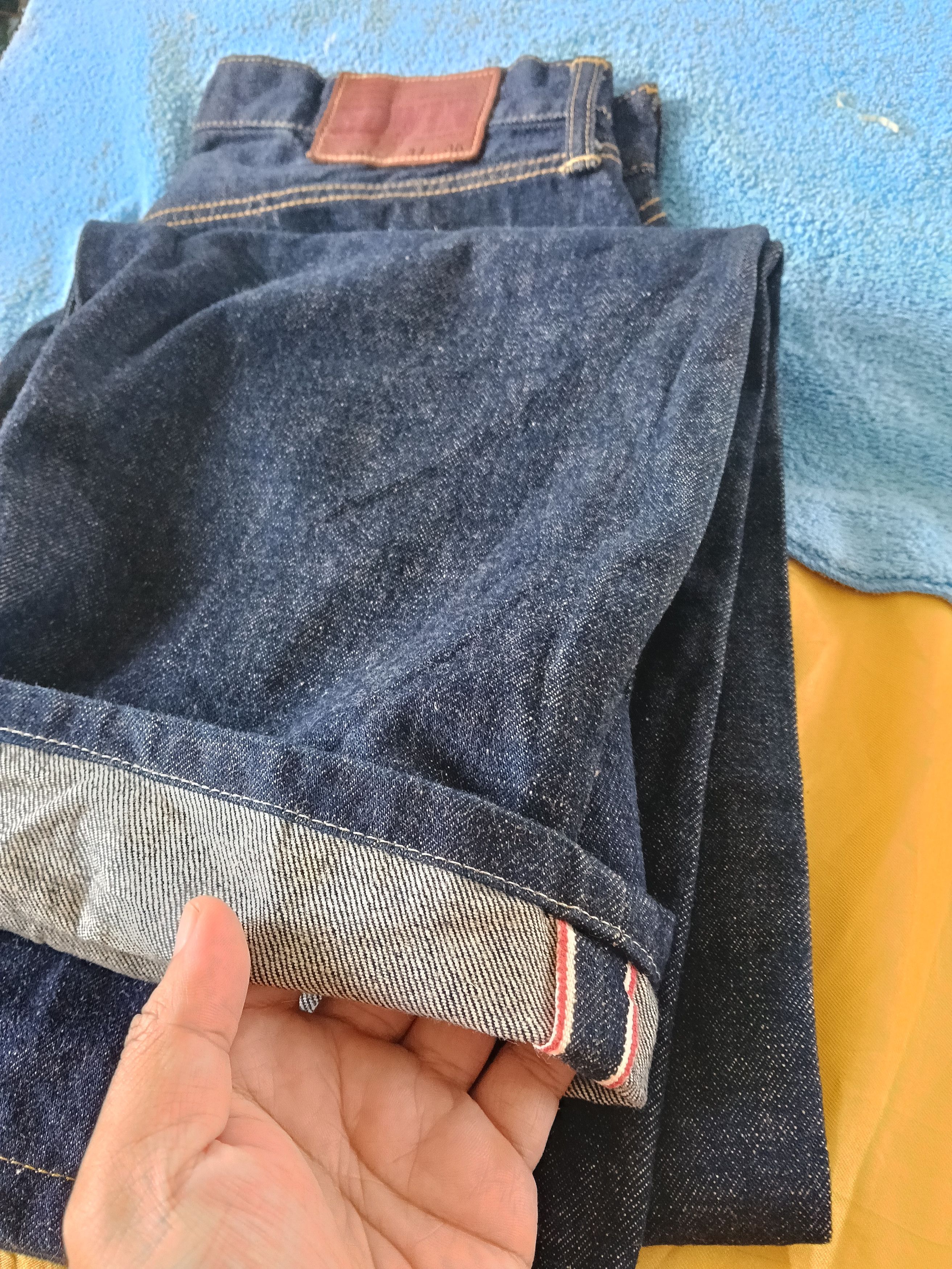 Edwin 💥 Edwin 505 Japanese Selvedge Jeans💥 Size US 31 - 11 Thumbnail