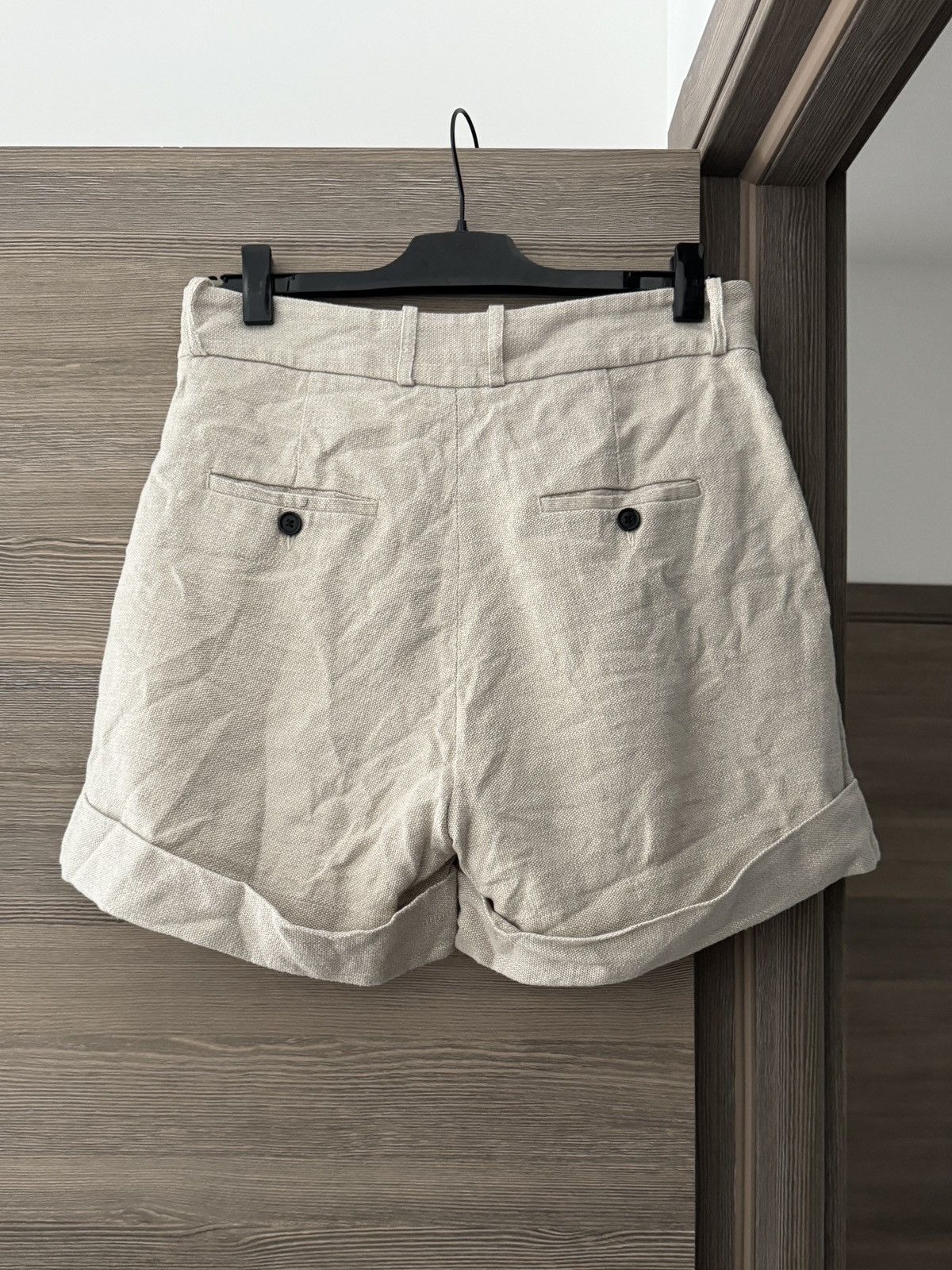 Toteme Toteme Tanzania Bermuda Linen Blend Shorts M Size 26" / US 2 / IT 38 - 4 Thumbnail