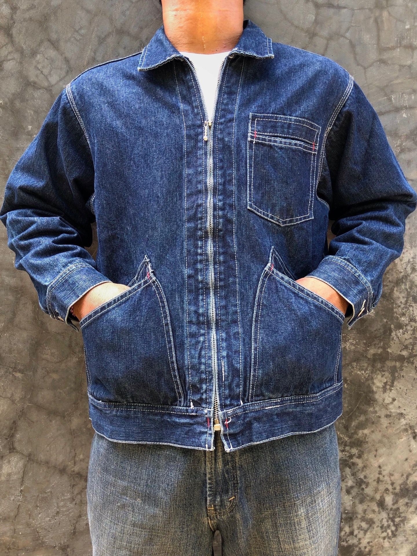 Vintage Vintage Denim work jacket japan Size US M / EU 48-50 / 2 - 3 Thumbnail