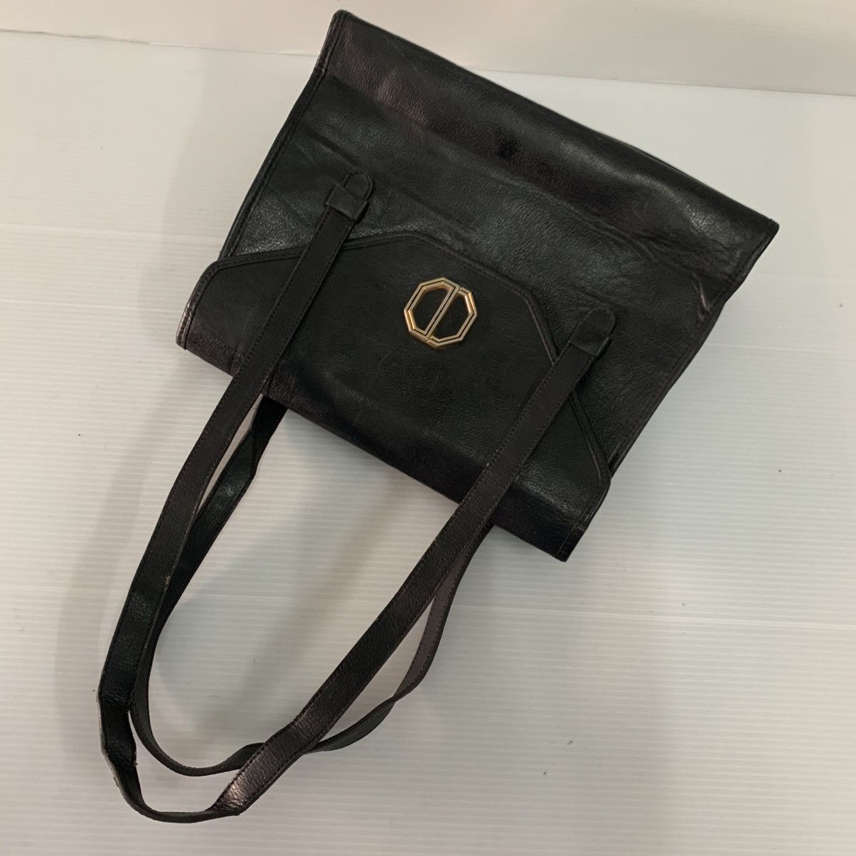 Christian Dior Monsieur Christian Dior Black Vintage Leather Handbag Size ONE SIZE - 16 Thumbnail
