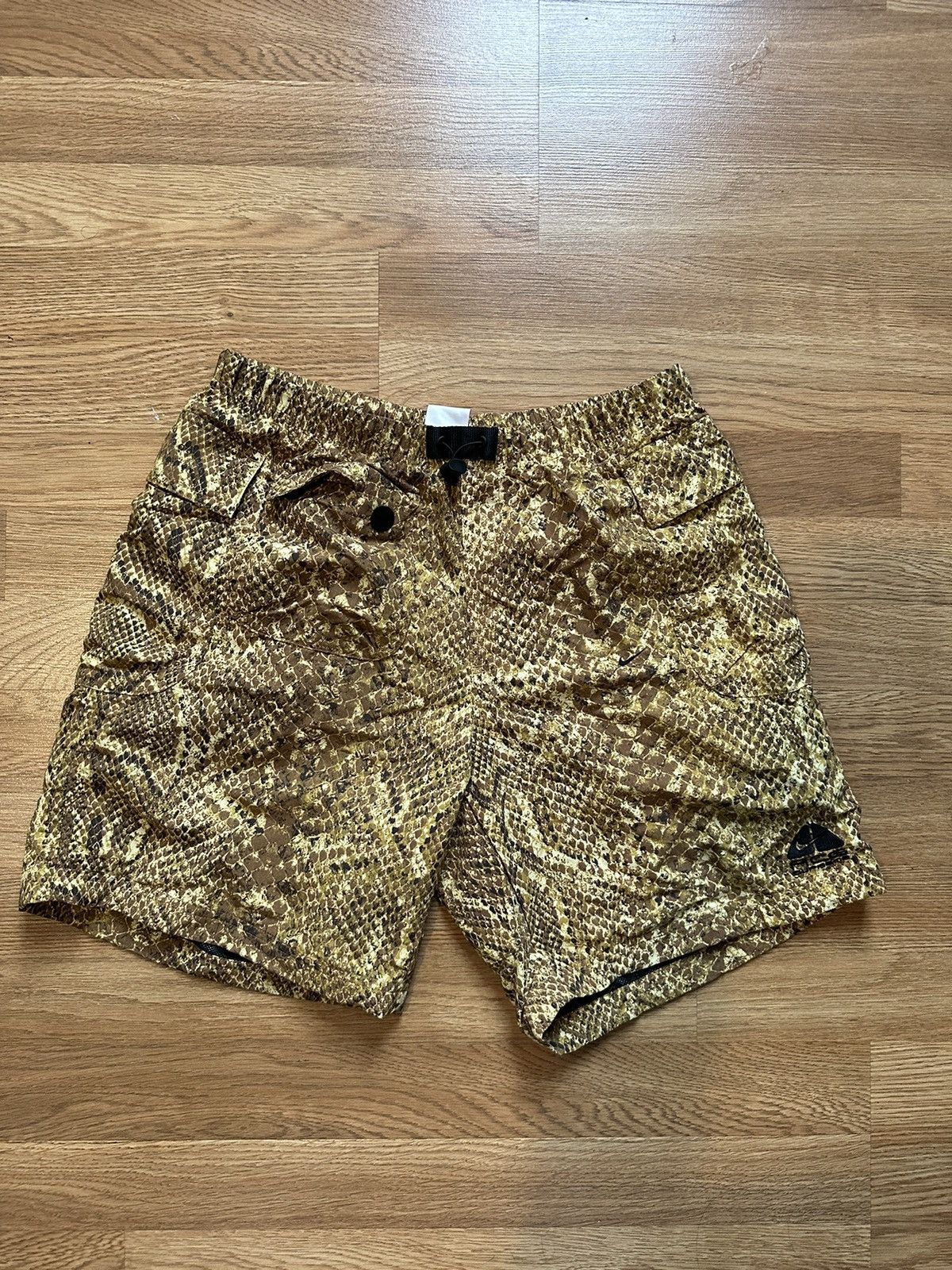 Supreme Supreme x Nike ACG snakeskin trail shorts | Grailed