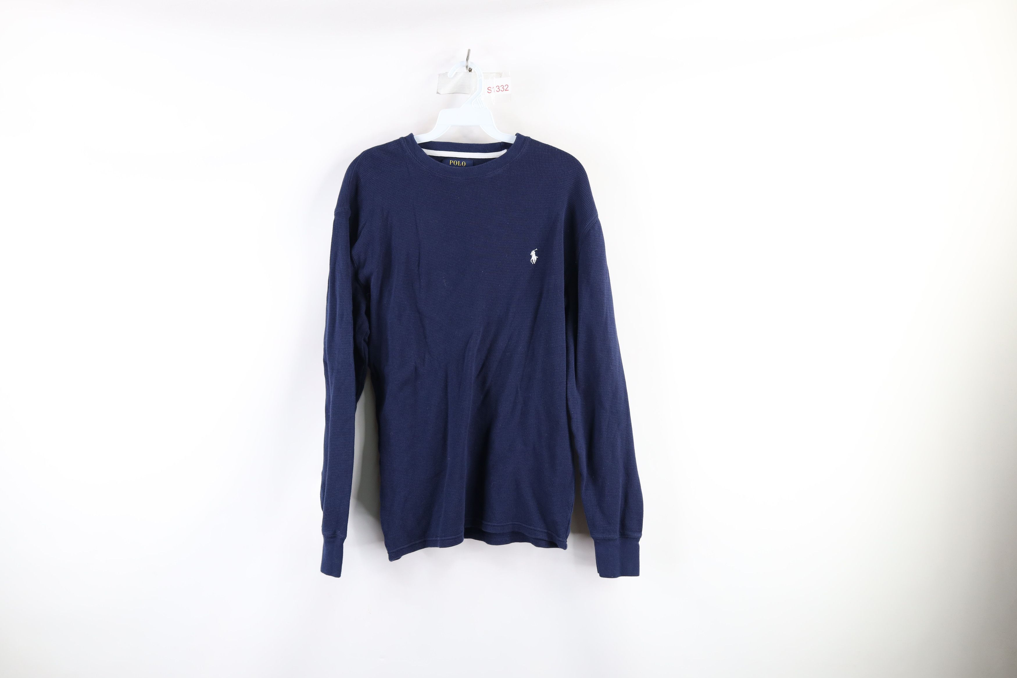 Polo Ralph Lauren Vintage Ralph Lauren Thermal Waffle Knit Long Sleeve T-Shirt Size US M / EU 48-50 / 2 - 1 Thumbnail
