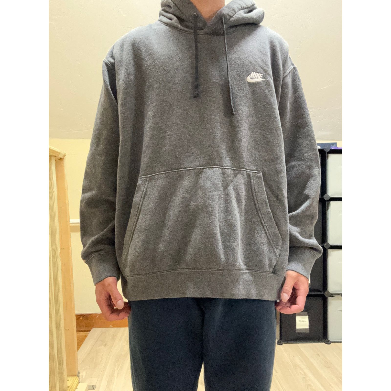 Nike × Vintage NIKE Boxy Fit Pullover Hoodie Size US M / EU 48-50 / 2 - 5 Thumbnail