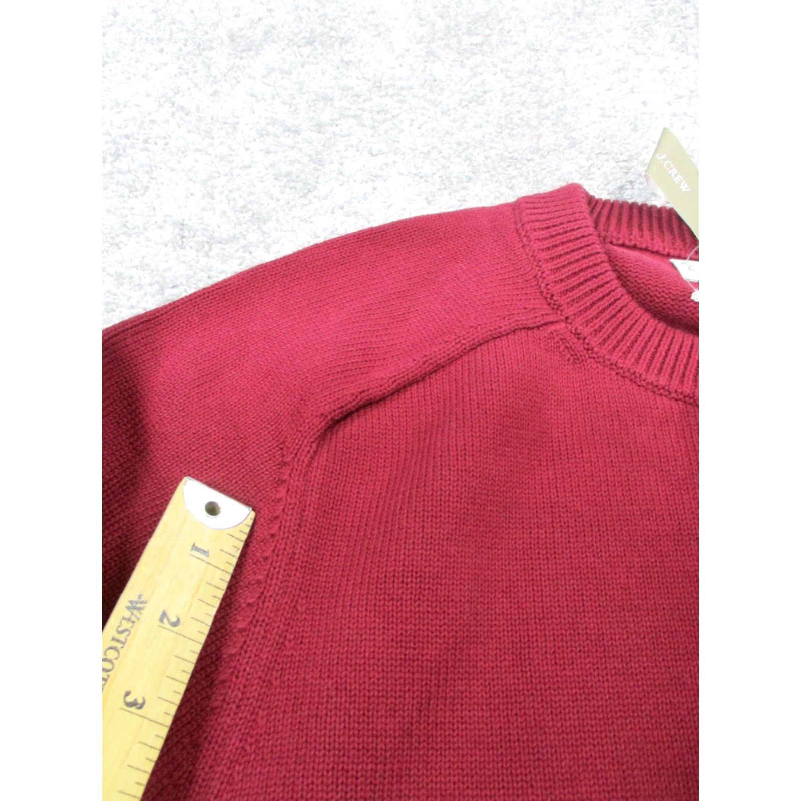 J.Crew J.Crew Sweater Mens Xl Red Cotton Knit Pullover New Size US XL / EU 56 / 4 - 7 Thumbnail