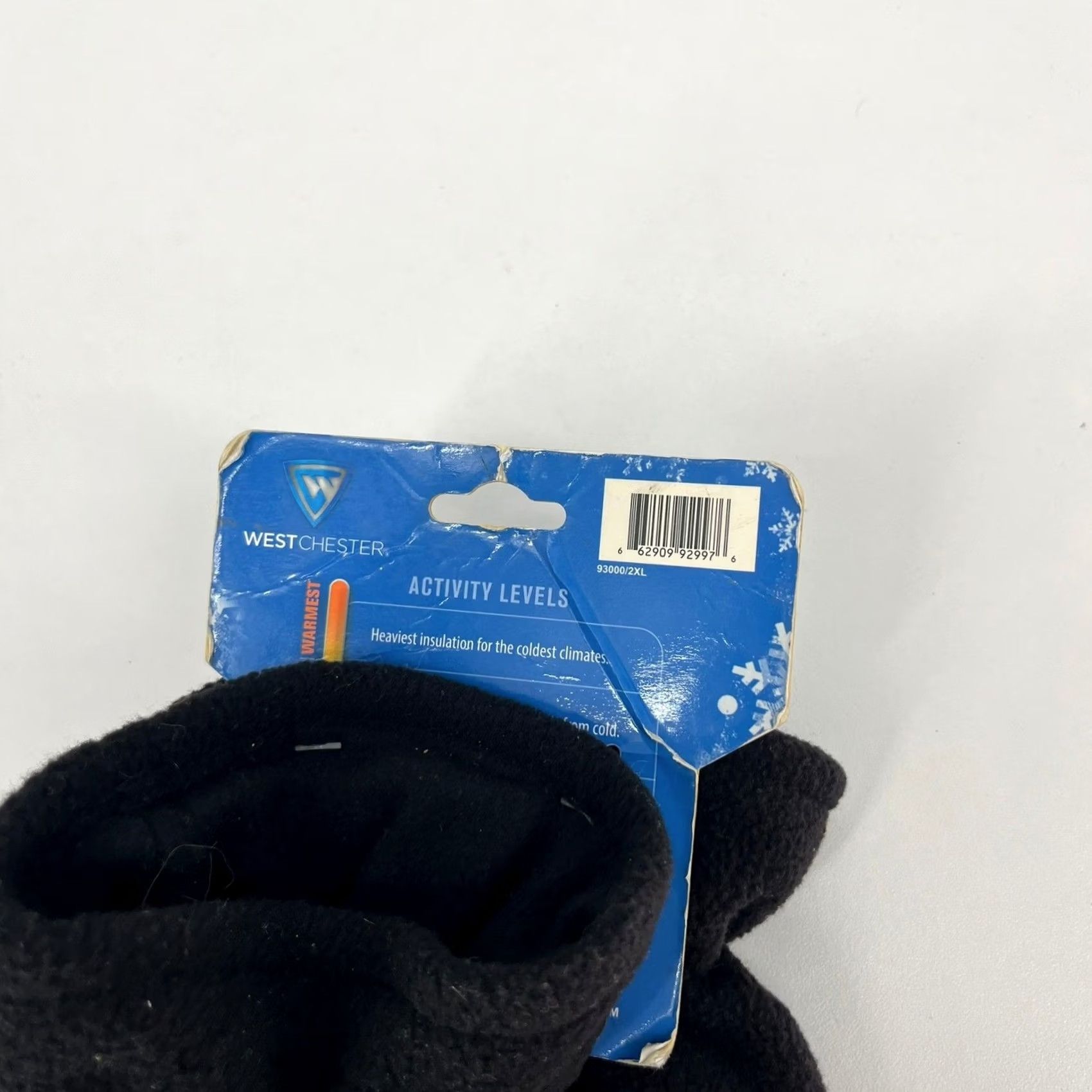 Vintage Westchester Fleece Winter Gloves Mens 2XL Black Posi-Therm Insulated Size US XXL / EU 58 / 5 - 6 Thumbnail