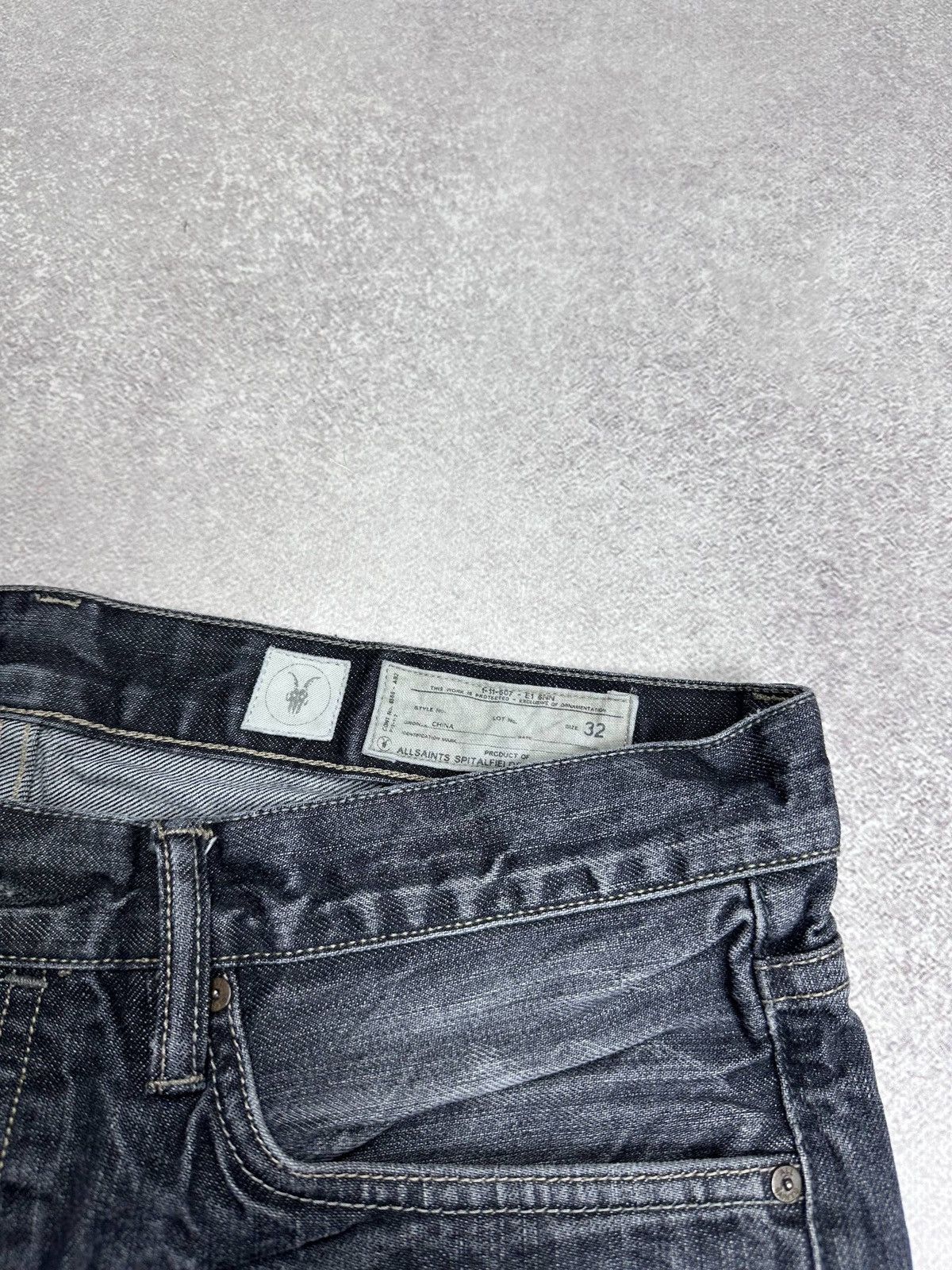 Allsaints Allsaints Grey Baggy Perfect Denim Jeans 32 M Size US 32 / EU 48 - 6 Thumbnail