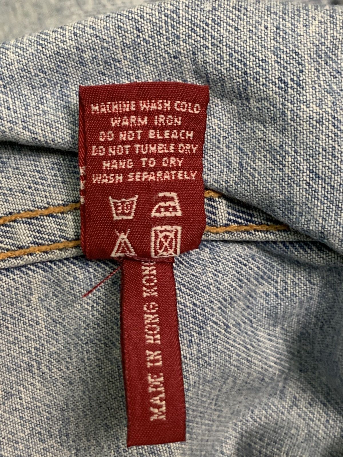 Japanese Brand Rare Design The Net International Jeans Trucker Jackets Size L / US 10 / IT 46 - 6 Thumbnail