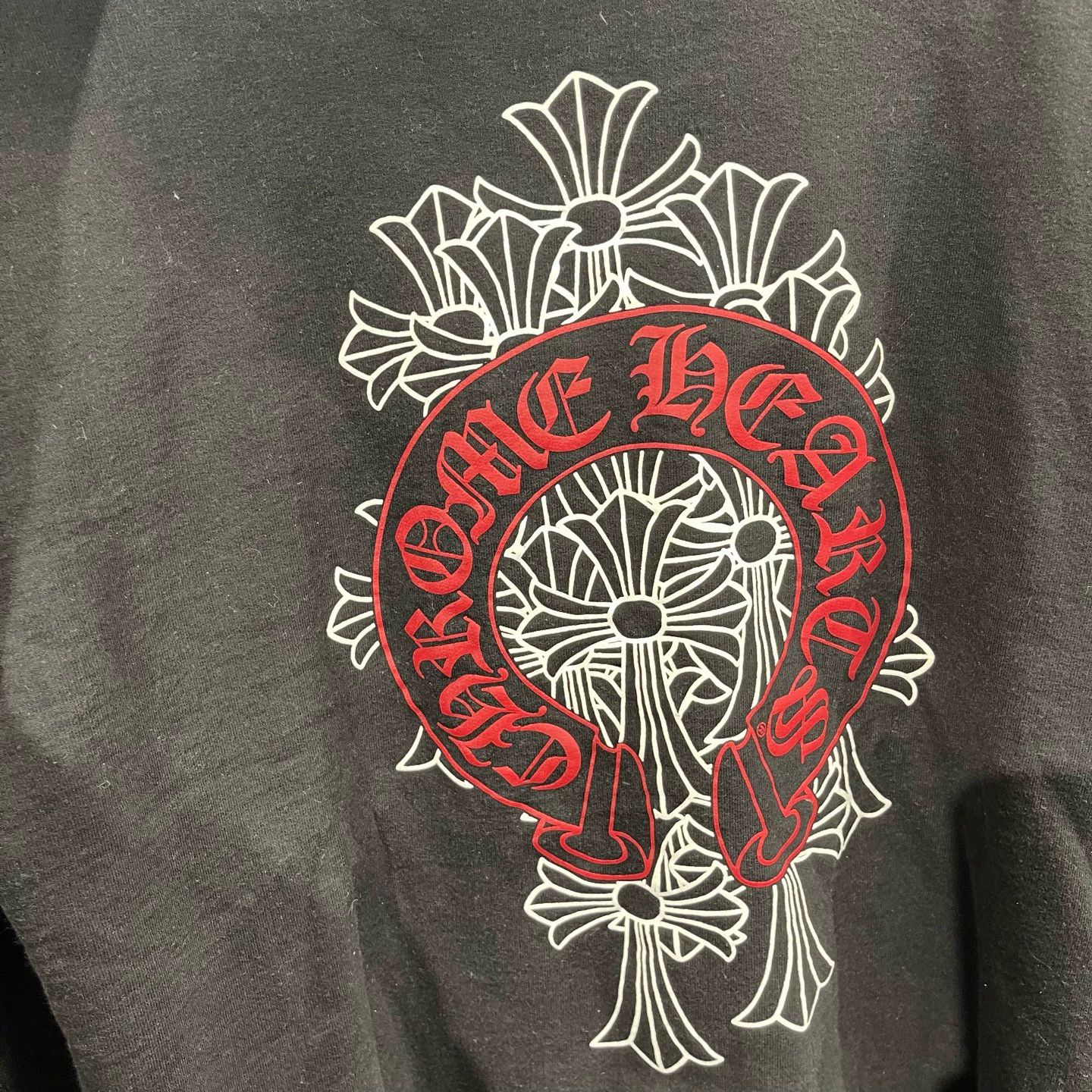 Chrome Hearts Chrome Hearts Red Horseshoe Phantom Cross Zip Jacket M Size US M / EU 48-50 / 2 - 6 Thumbnail