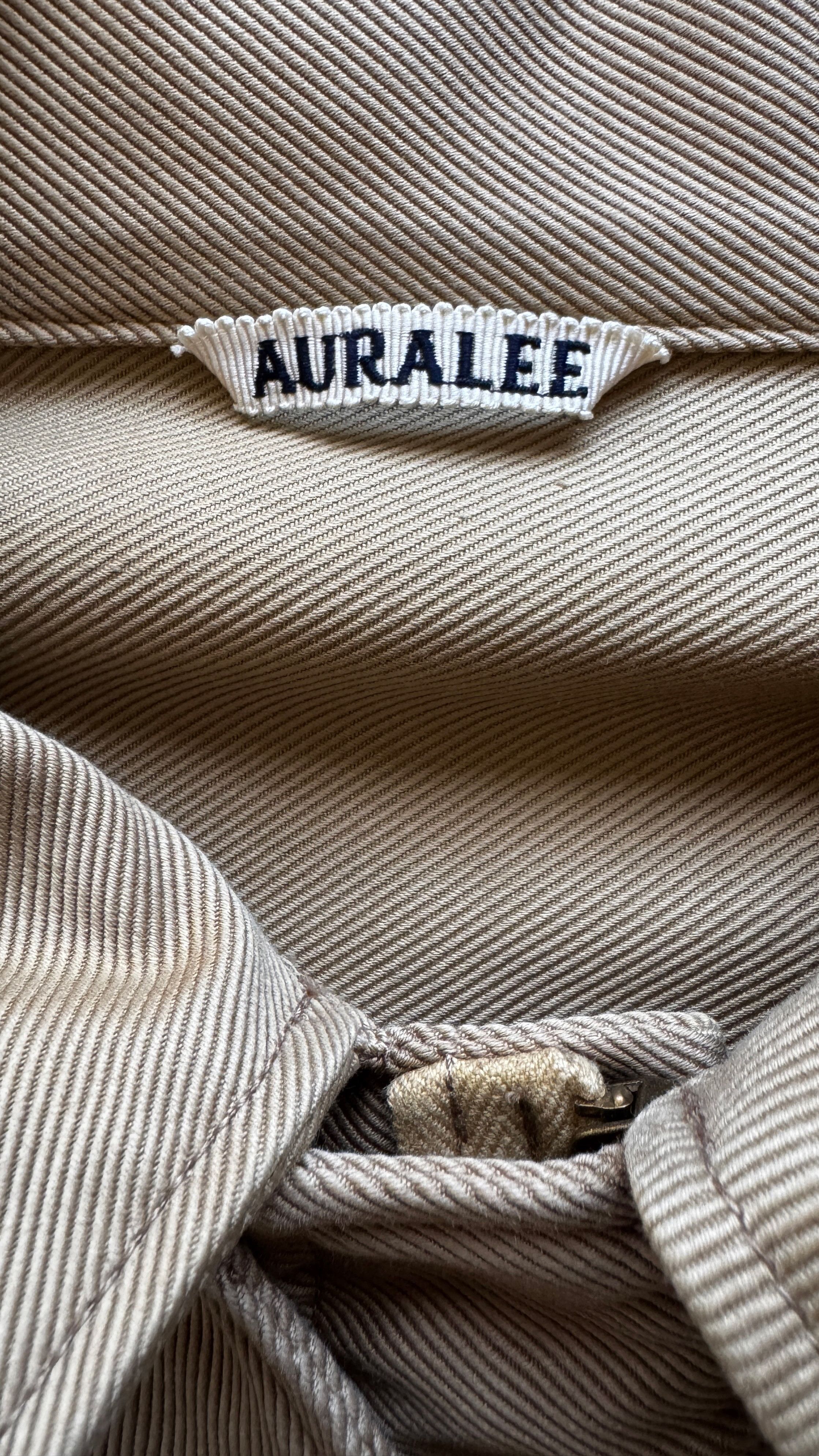 Auralee aa . 3 . M65 WASHED DOUBLE CLOTH FIELD JACKET . A6SB01AR Size US S / EU 44-46 / 1 - 9 Thumbnail