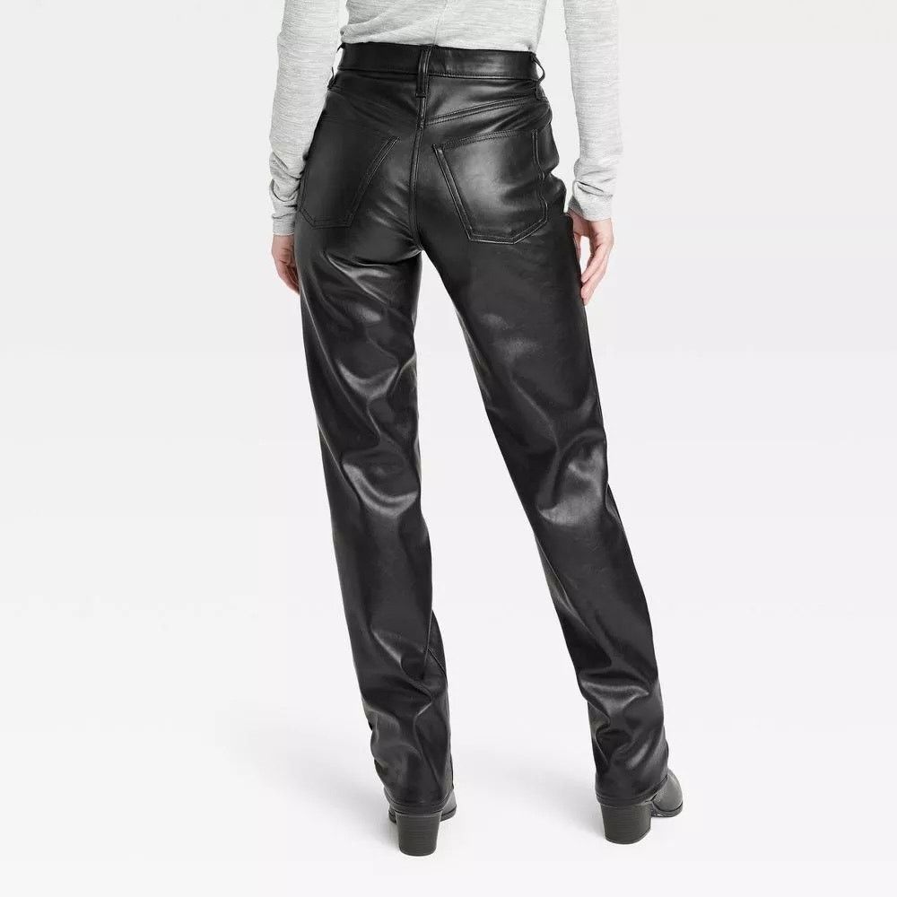 Target Basics Universal Threads High Rise Faux Leather Jeans Womens 00 Size 24" / US 00 / IT 34 - 9 Thumbnail