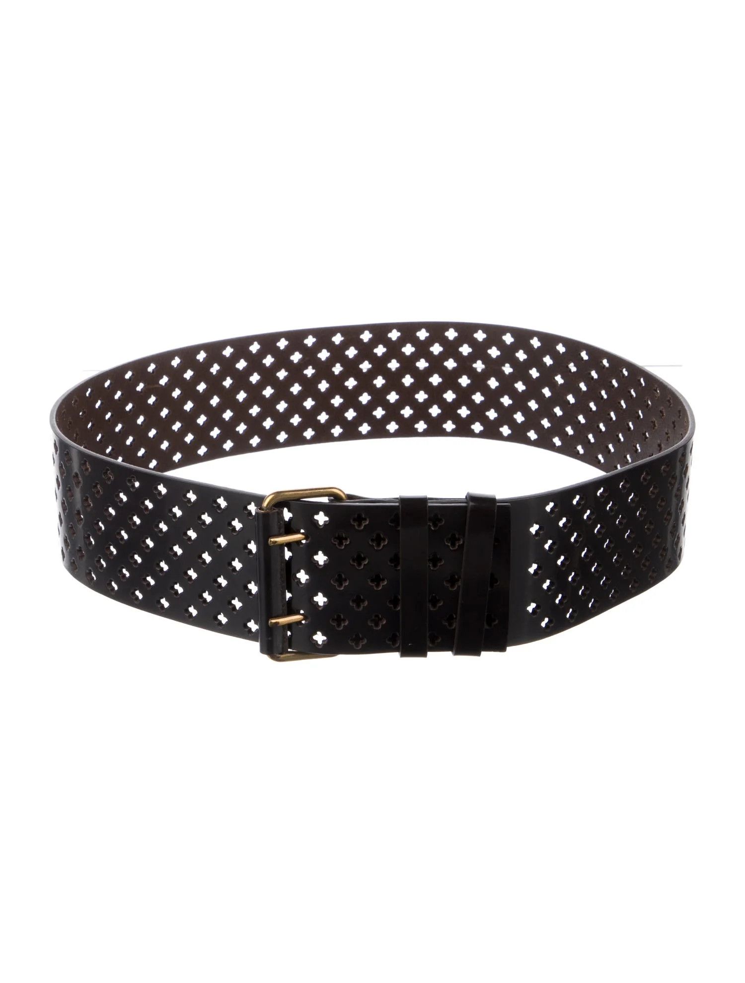 Saint Laurent Paris o1s1wg111224 Size: 80 / Cintura D_Vegetal Leon/ott Belt Nero Size ONE SIZE - 1 Thumbnail