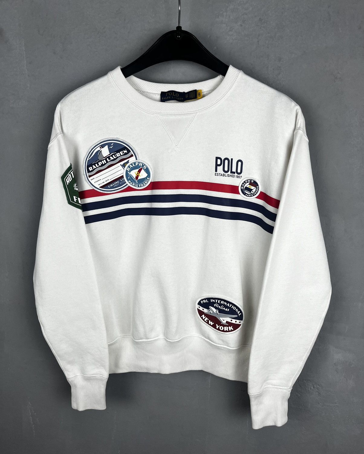 Polo Ralph Lauren × Ralph Lauren Polo Ralph Lauren Patched Patch sweatshirt Size XS / US 0-2 / IT 36-38 - 1 Thumbnail