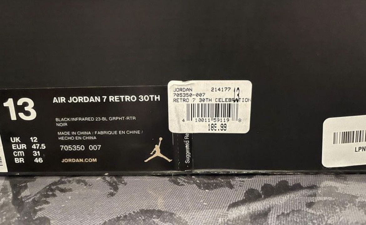 Other Jordan 7 Size US 13 / EU 46 - 10 Thumbnail
