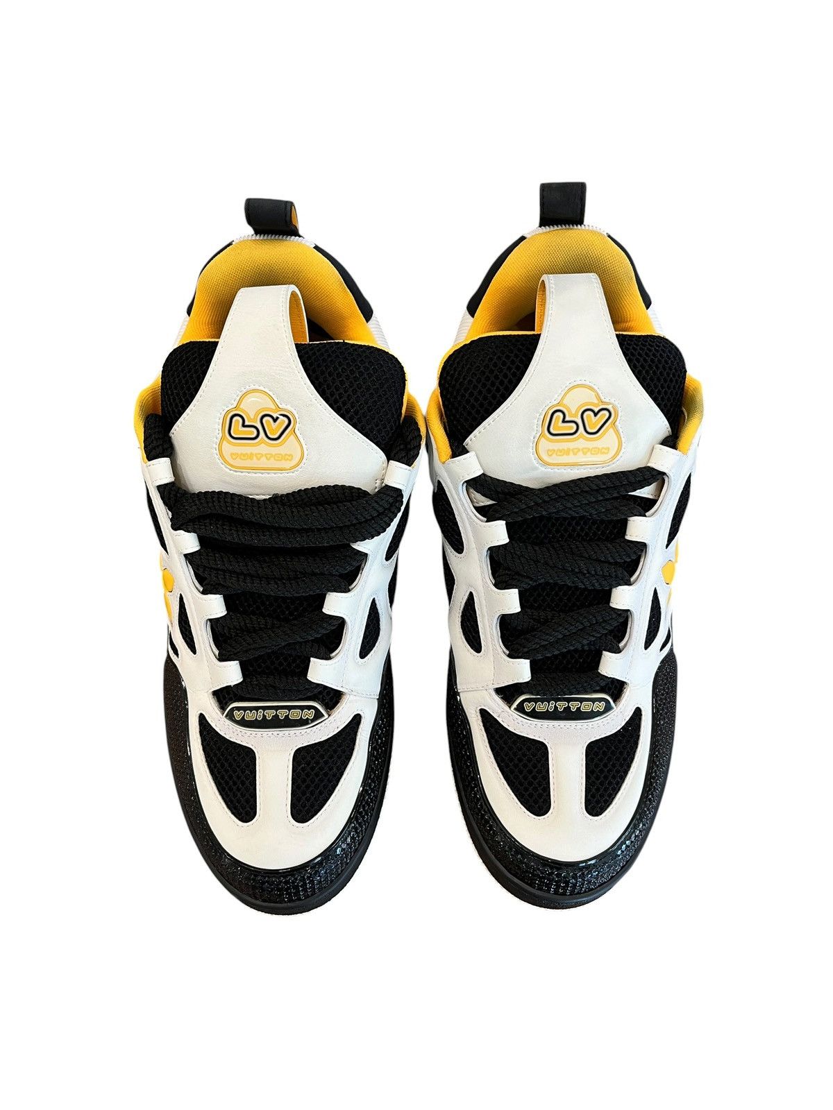 Louis Vuitton Louis Vuitton Skate Sneaker NYC Exclusive Black Yellow Size US 9.5 / EU 42-43 - 4 Thumbnail