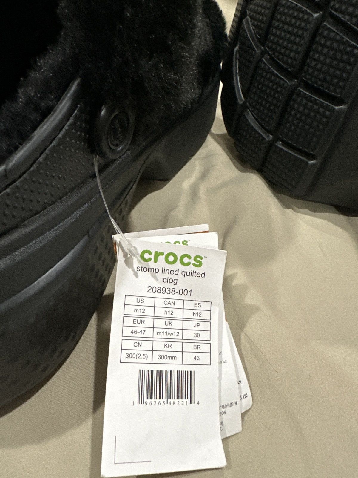 Crocs Crocs Stomp lined quilted cog M12/W14 Size US 12 / EU 45 - 4 Thumbnail