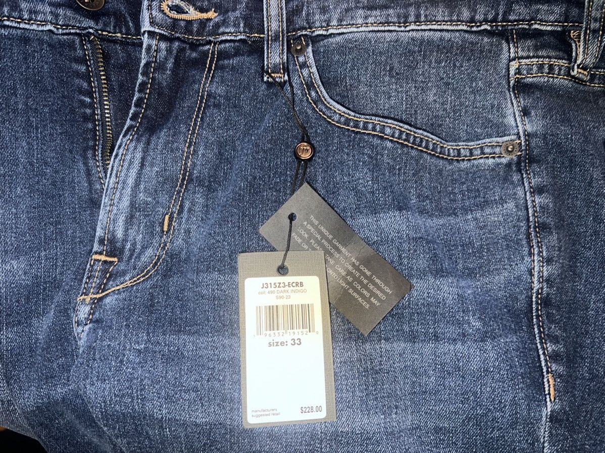 John Varvatos John Varvatos Wight Skinny Straight Jeans (Blue) Size US 33 - 1 Thumbnail