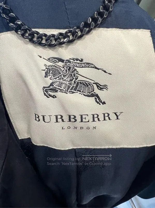 Burberry Burberry Women's Black Cotton Trench Coat XS. Size XS / US 0-2 / IT 36-38 - 4 Thumbnail