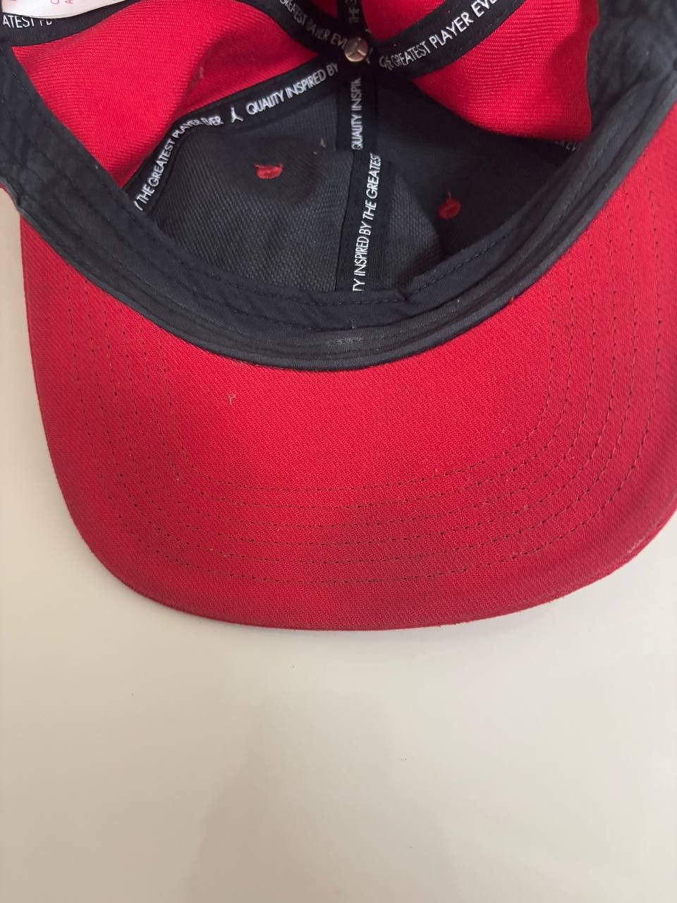 Jordan Brand Nike AIR Jordan Cap Red straight peak cap, one size Size ONE SIZE - 13 Thumbnail