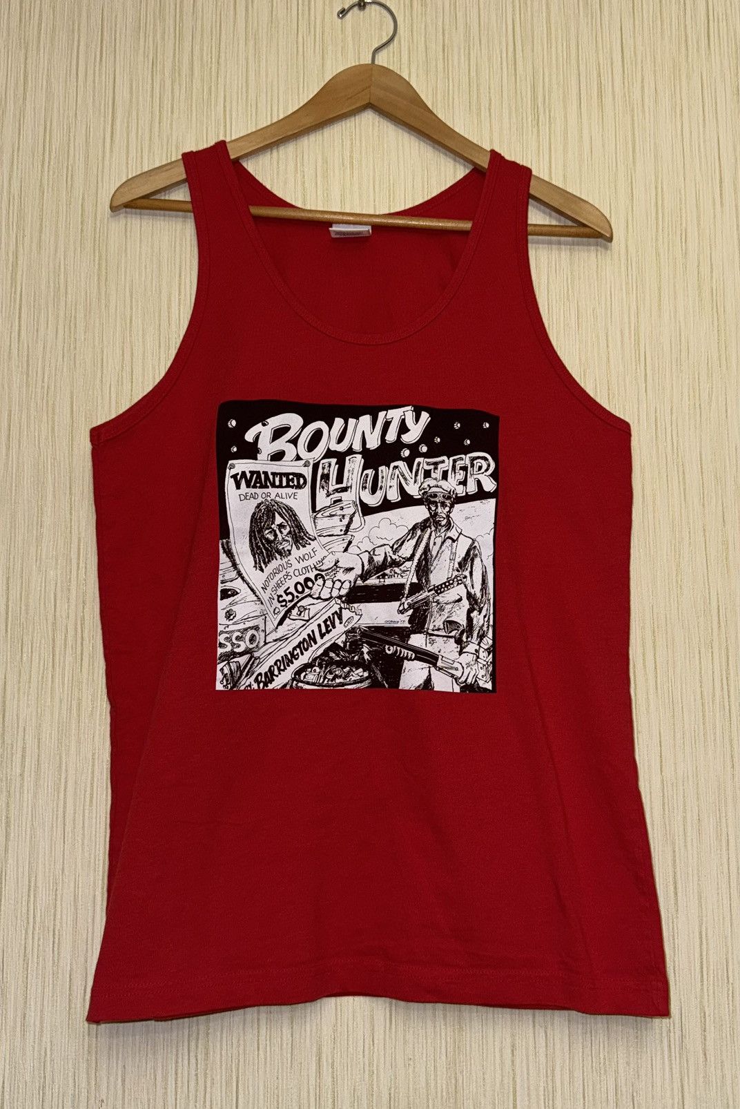 Supreme Barrington Levy Jah Life Bounty Hunter Tank Top Red
