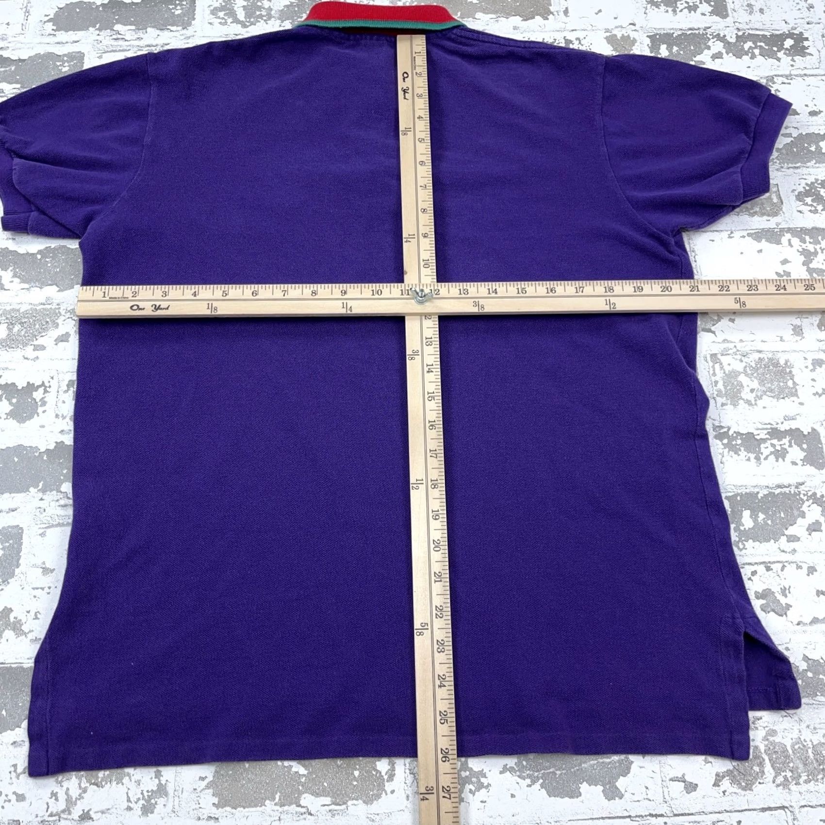Polo Ralph Lauren VINTAGE Polo by Ralph Lauren Shirt Men S Purple RL Crown Logo 90s USA Rugby Size US S / EU 44-46 / 1 - 7 Thumbnail