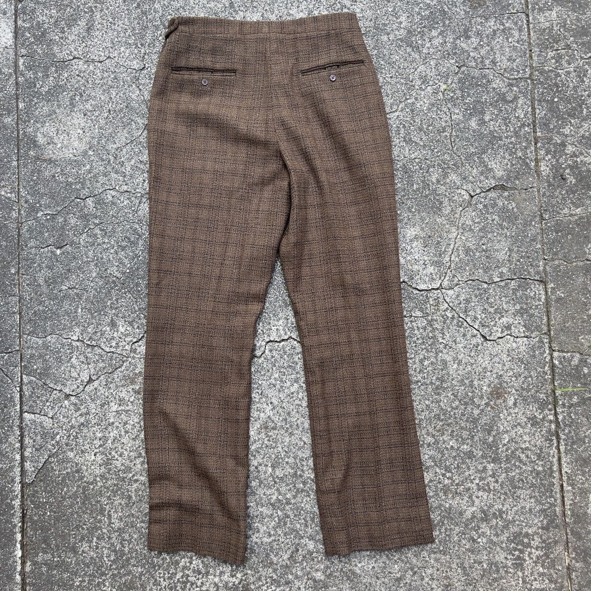Vintage Vintage 80s WOOL Plaid Pants Size US 32 / EU 48 - 6 Thumbnail