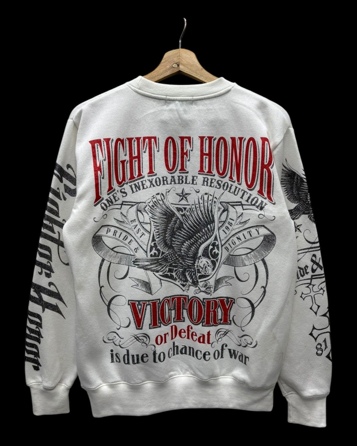Tedman RARE🔥FIGHT OF HONOR TEDMAN STYLE JAPANESE SWEATSHIRT Size US M / EU 48-50 / 2 - 1 Thumbnail