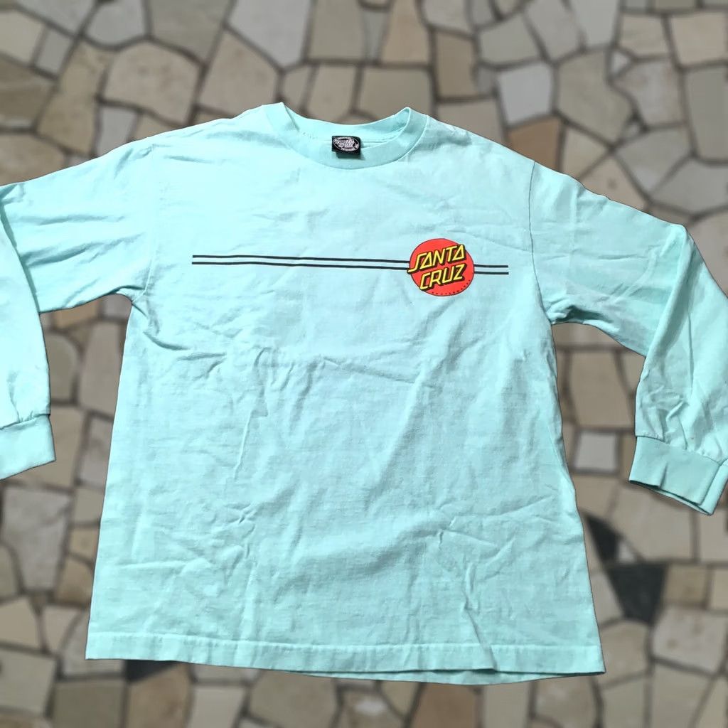 Vintage Santa Cruz Shirt medium Long Sleeve red dot Skateboard Mens Size US M / EU 48-50 / 2 - 1 Thumbnail