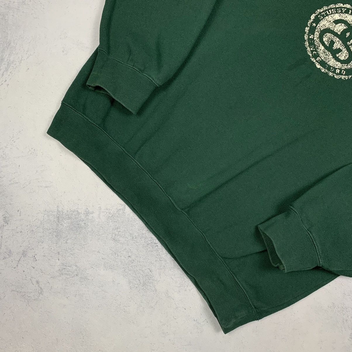 Stussy 🎱 Vintage Stussy International 1980 Sweatshirt Size M Green Size US M / EU 48-50 / 2 - 4 Thumbnail
