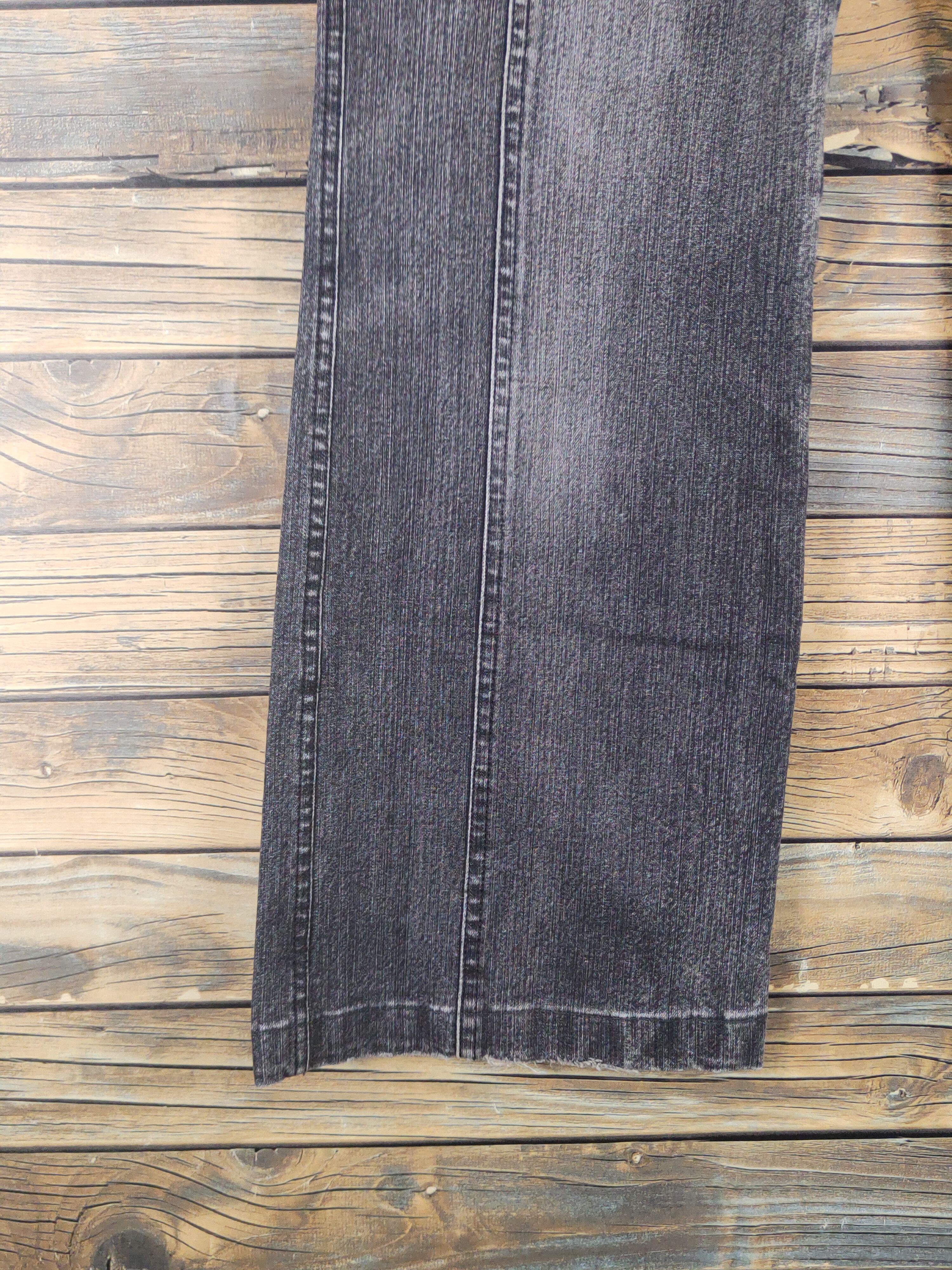 Japanese Brand Green Eye Black Distressed Ripped denim Jeans #W1607 Size 27" / US 4 / IT 40 - 5 Thumbnail