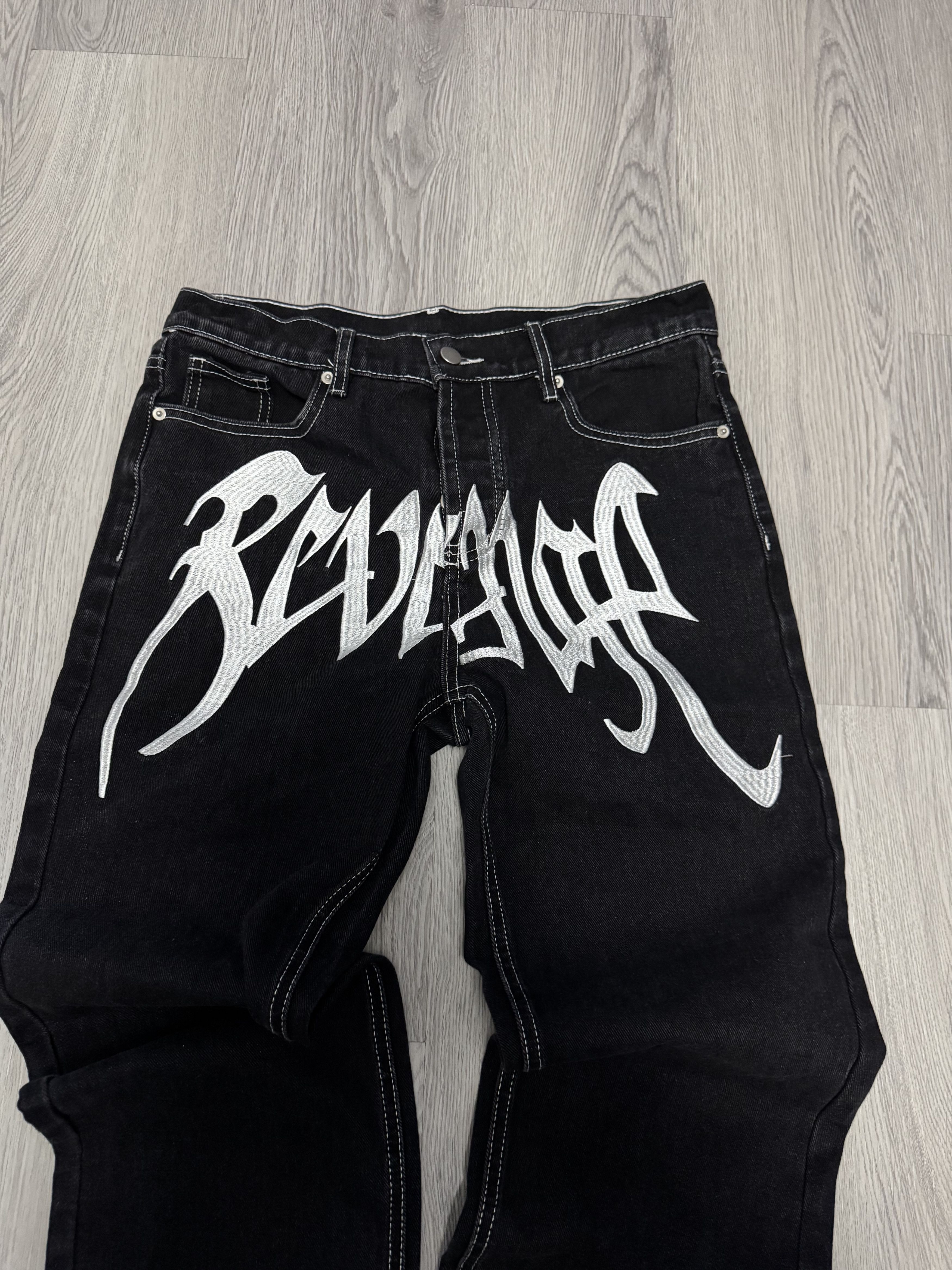 Revenge Revenge Jeans Denim - Embroided Size US 30 / EU 46 - 2 Thumbnail