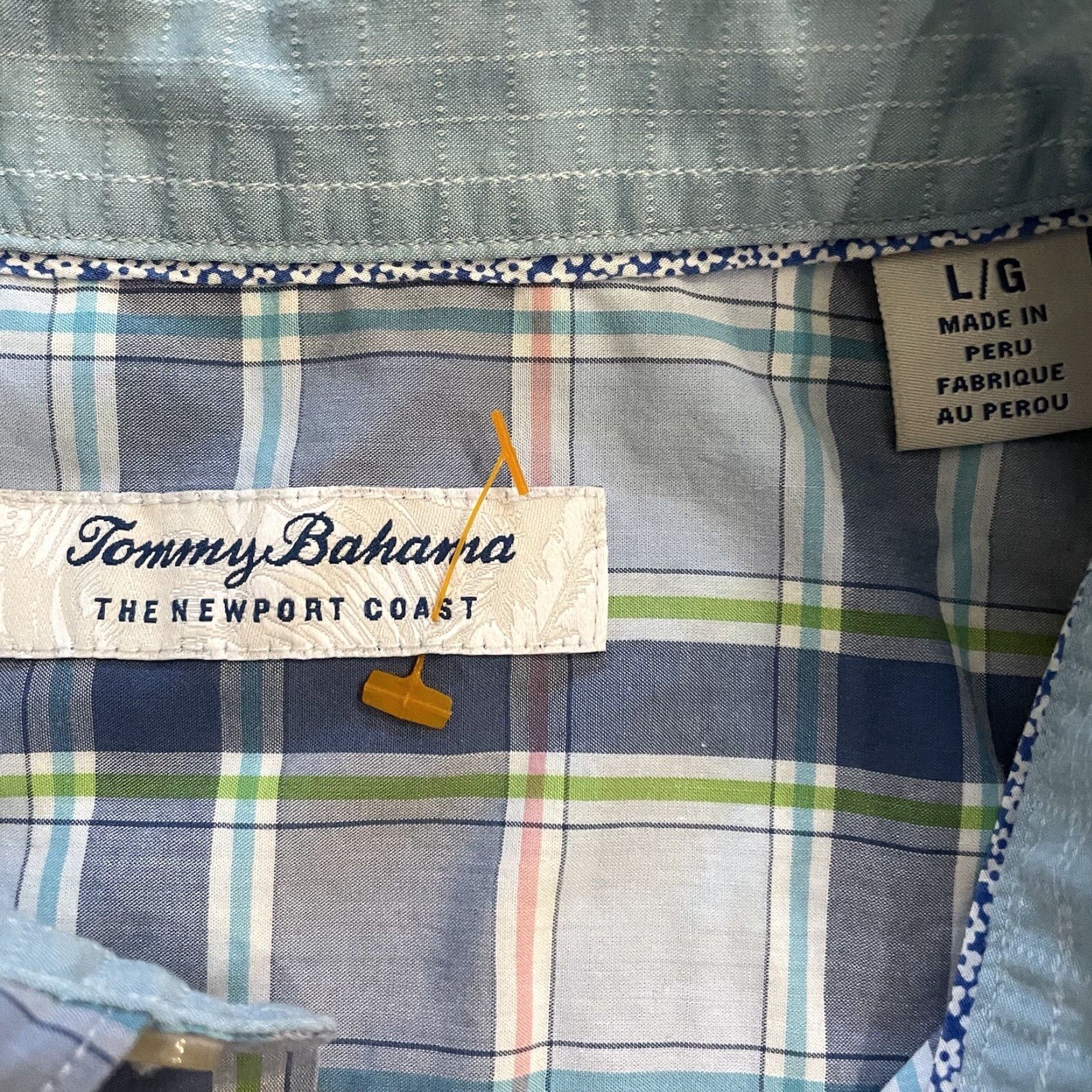 Tommy Bahama Tommy Bahama Shirt Mens L Button-Down Long Sleeve Plaid Multicolor Newport Coast Size US L / EU 52-54 / 3 - 4 Thumbnail